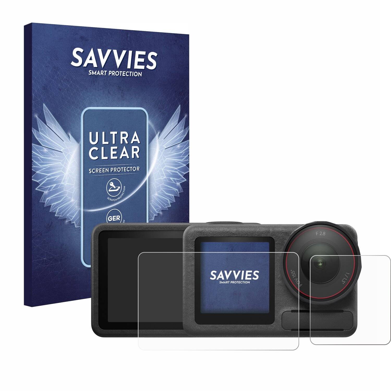 18x Savvies Displayschutz-Folie für DJI Osmo Action 5 Pro