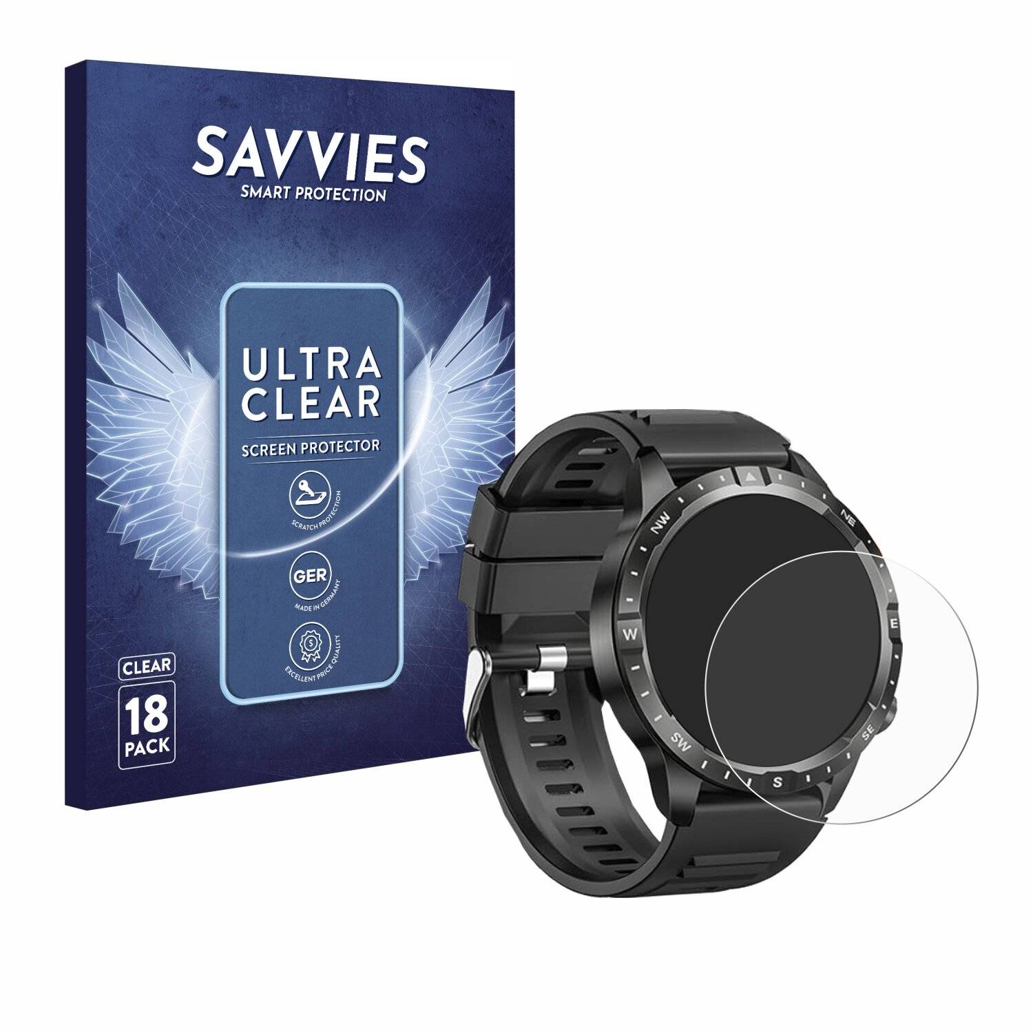 18x Savvies Displayschutz-Folie für Dekelife AK75