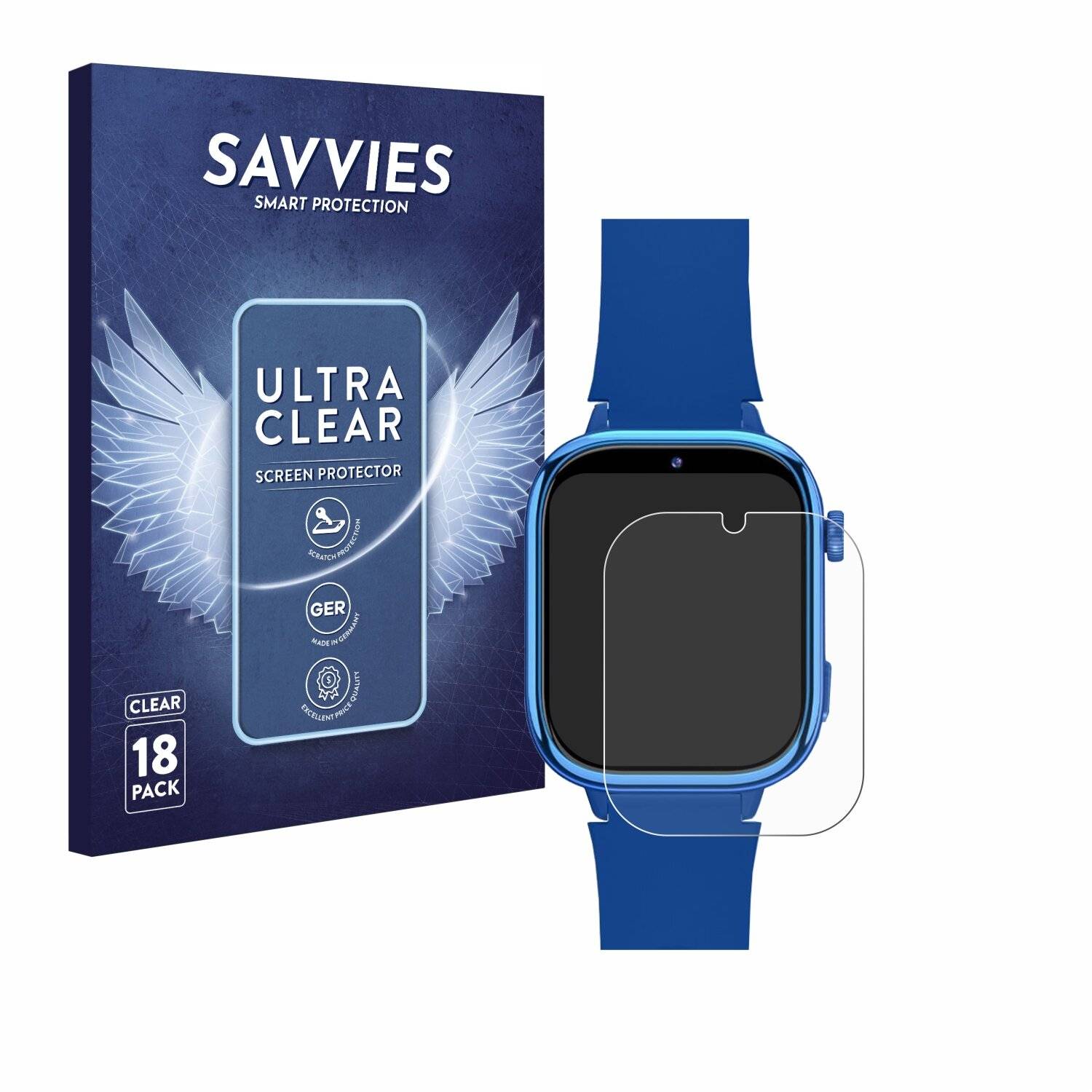 18x Savvies Displayschutz-Folie für Swgota
