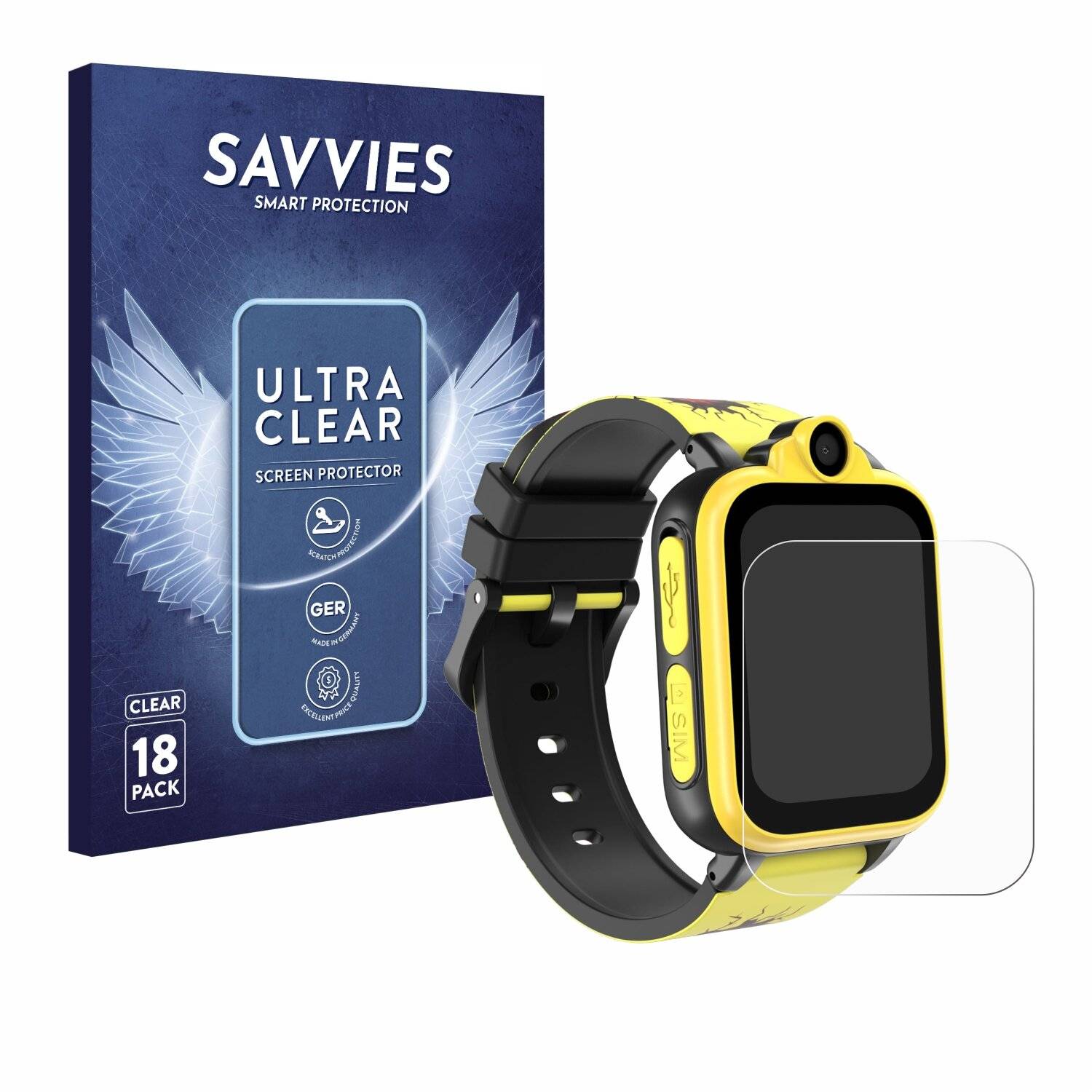 18x Savvies Displayschutz-Folie für Iowodo