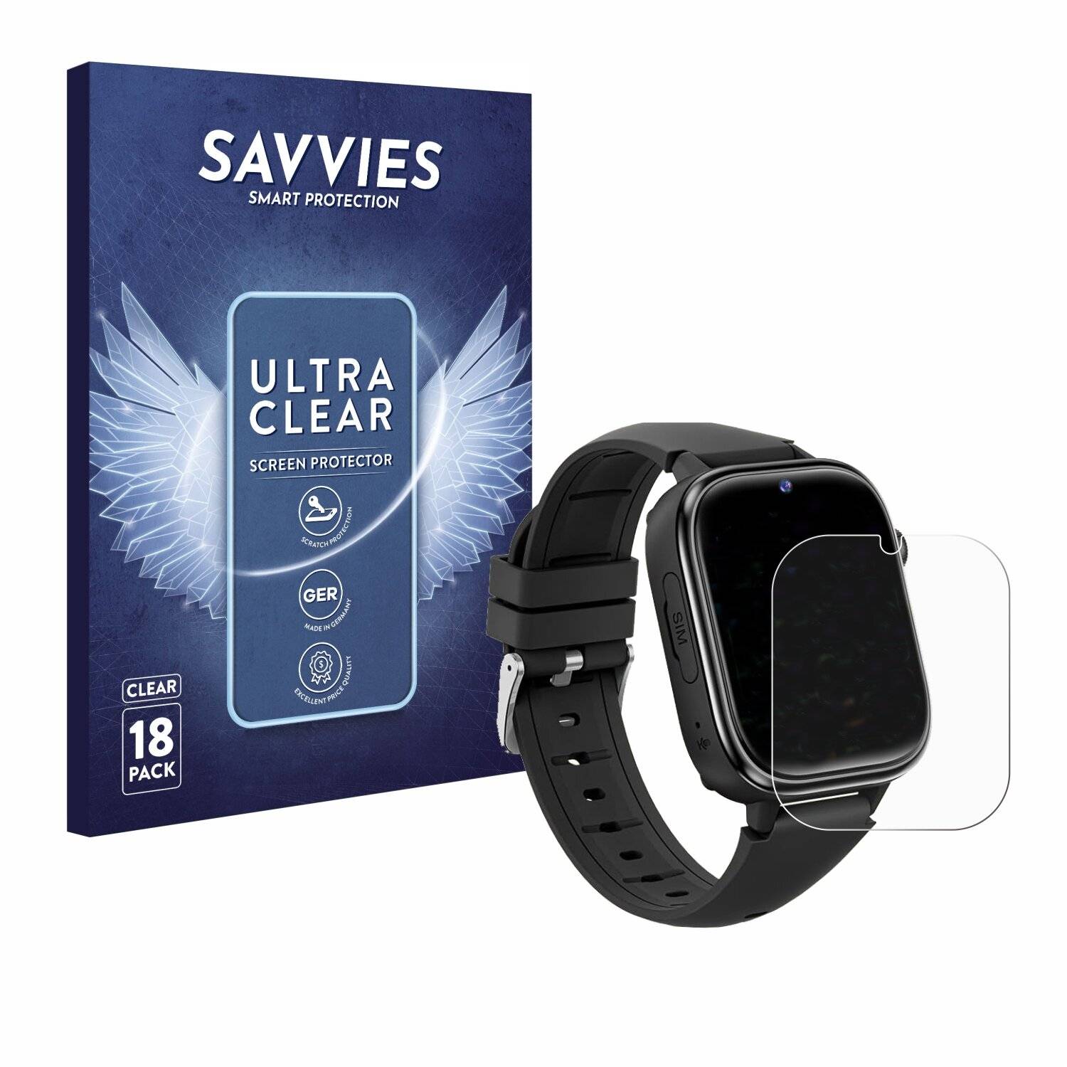 18x Savvies Displayschutz-Folie für Minilandia