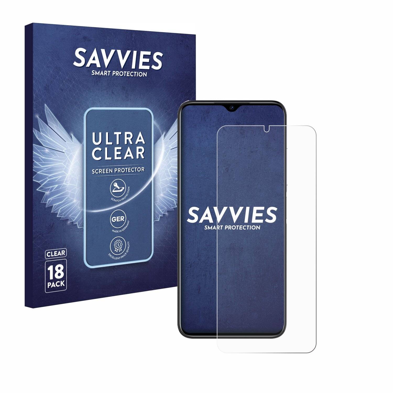 18x Savvies Displayschutz-Folie für Doogee N50