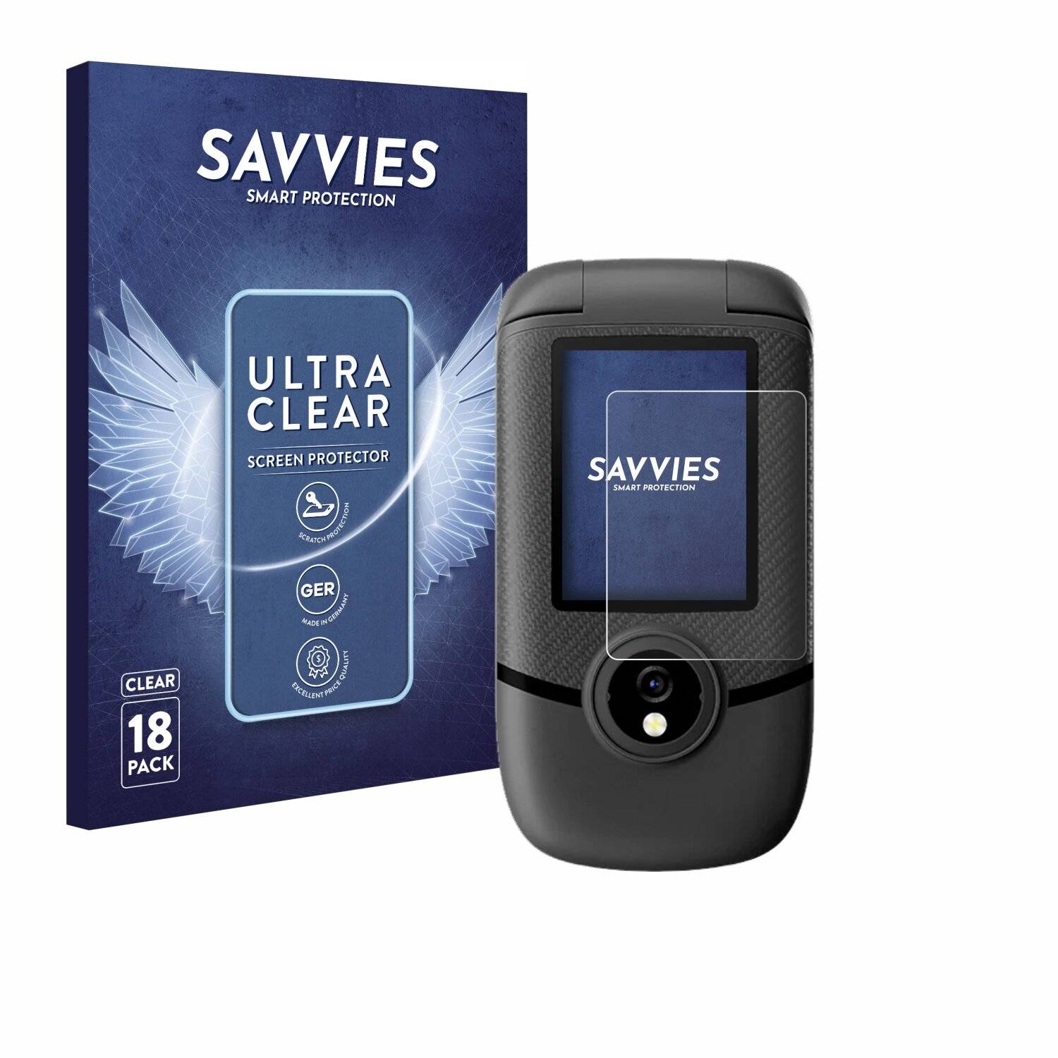 18x Savvies Displayschutz-Folie für Blackview N2000