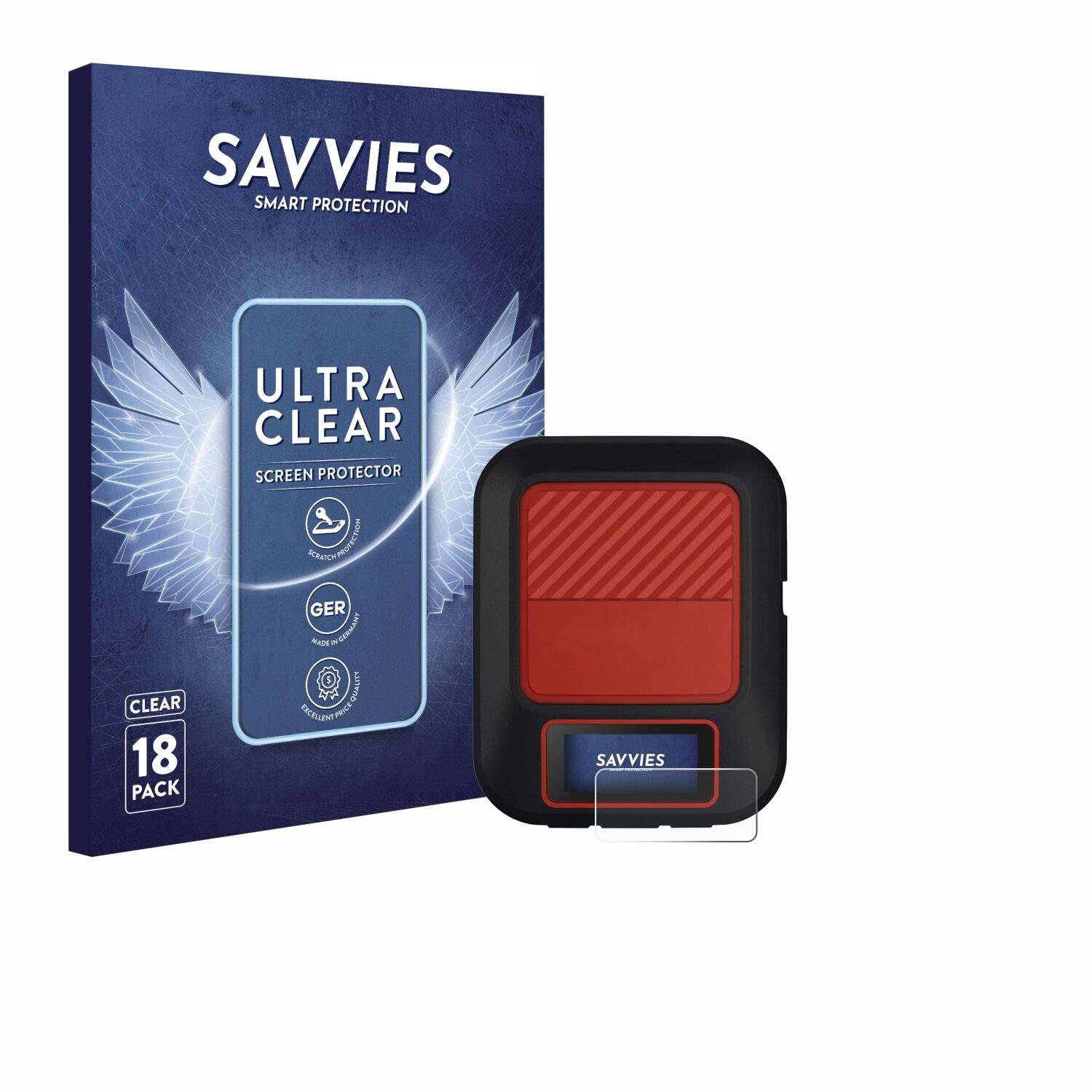 18x Savvies Displayschutz-Folie für Garmin inReach Messenger