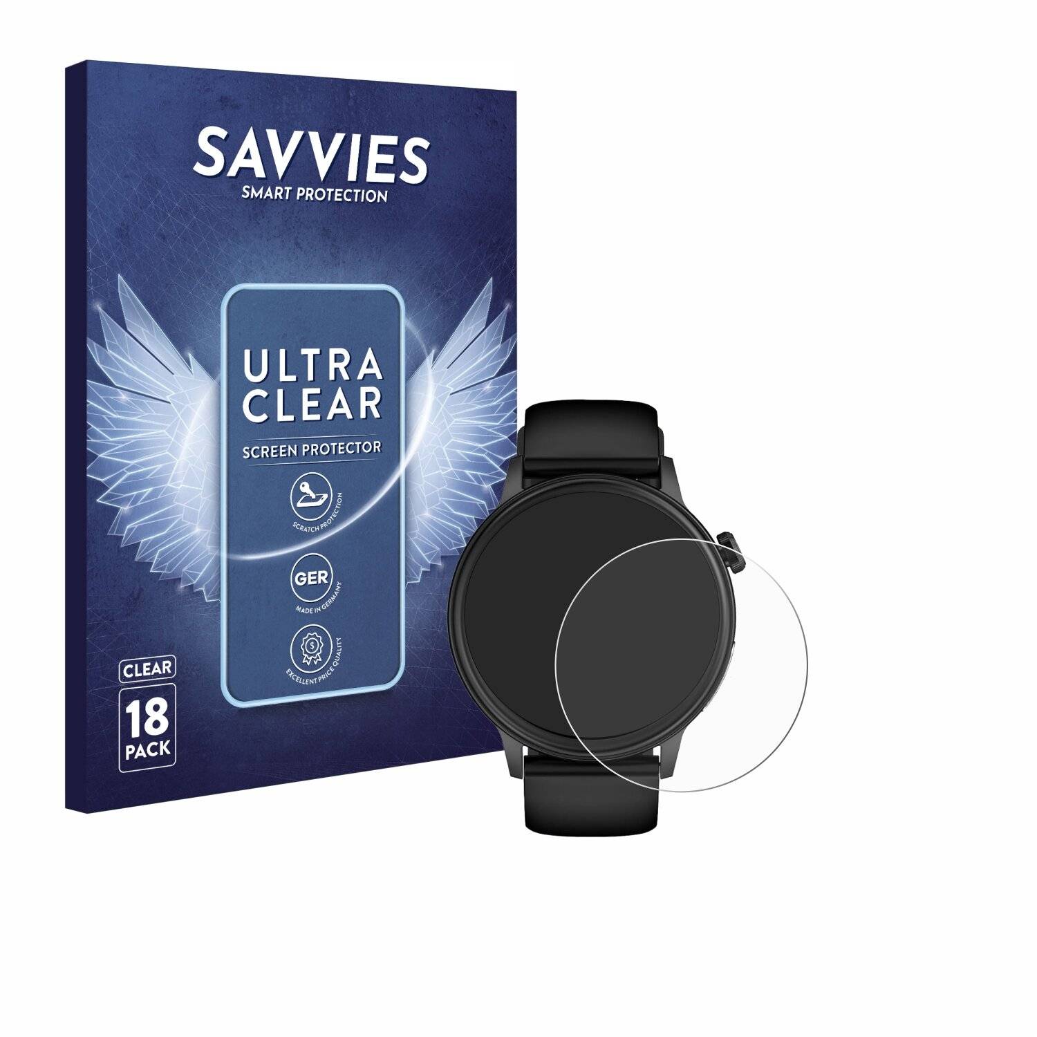 18x Savvies Displayschutz-Folie für YYKY ET470