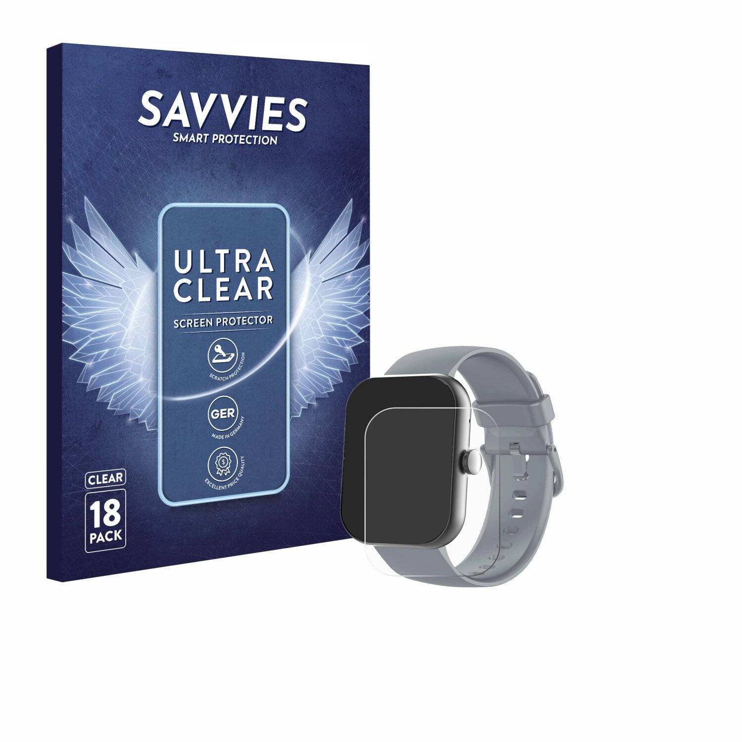 18x Savvies Displayschutz-Folie für Motast Y66