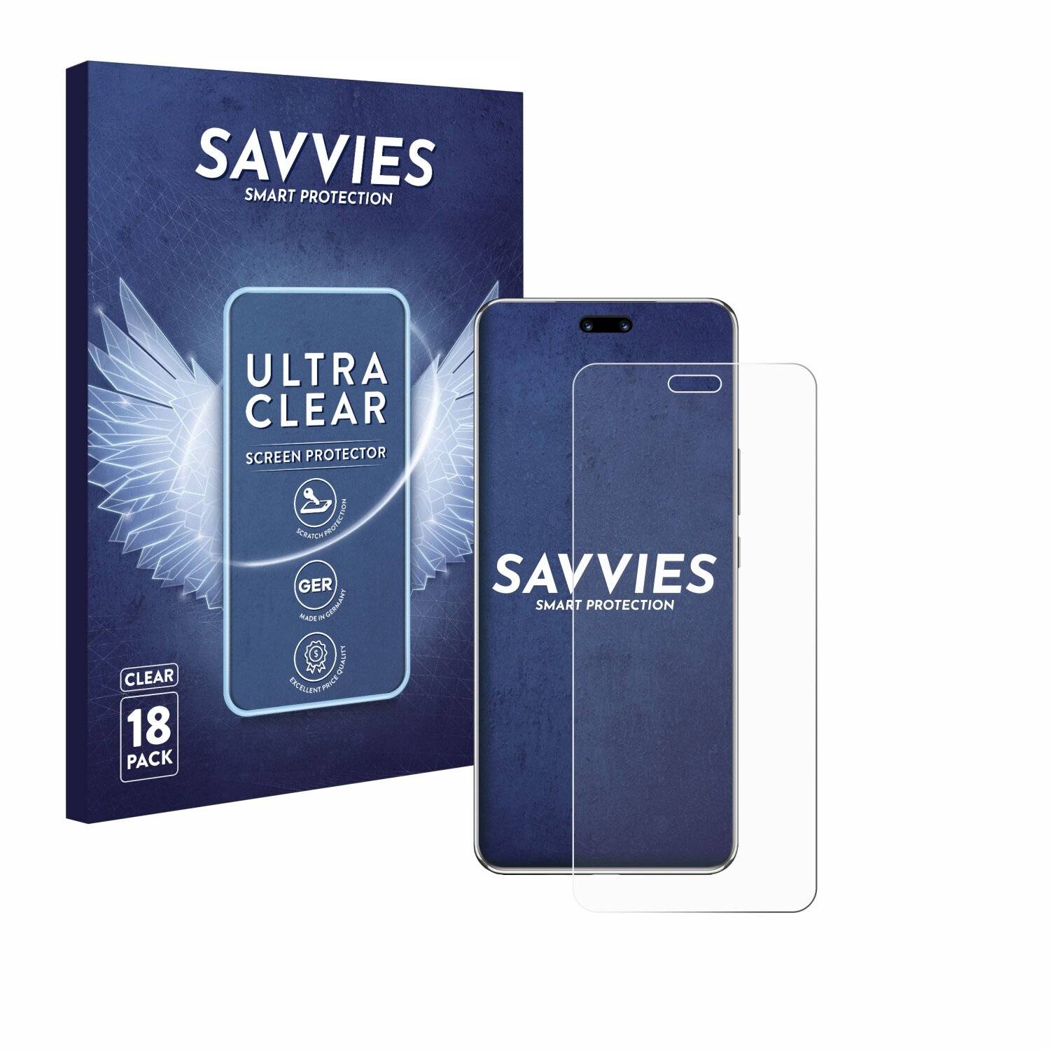18x Savvies Displayschutz-Folie für Huawei Nova 13