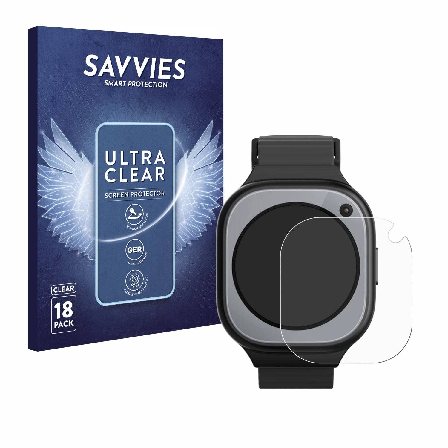 18x Savvies Displayschutz-Folie für Xplora
