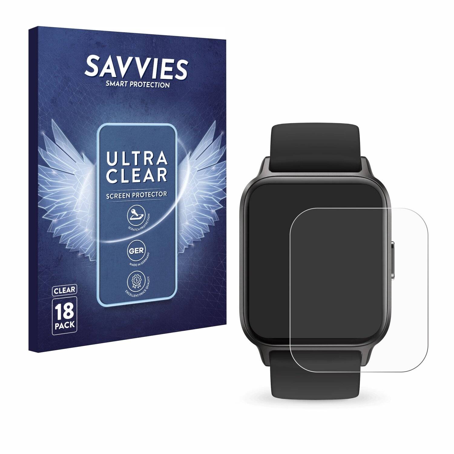 18x Savvies Displayschutz-Folie für Ice-Watch Ice Fit