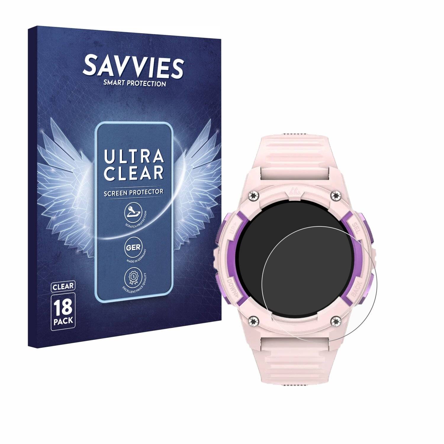 18x Savvies Displayschutz-Folie für Kospet Tank