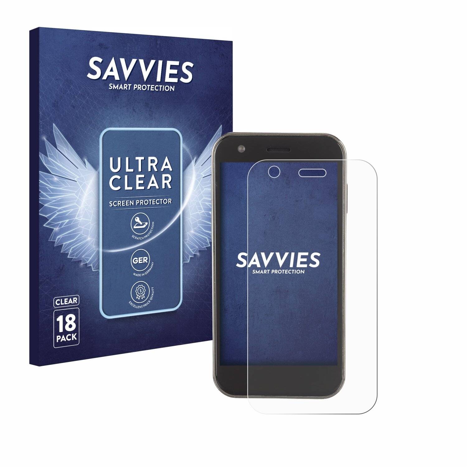 18x Savvies Displayschutz-Folie für Soyes