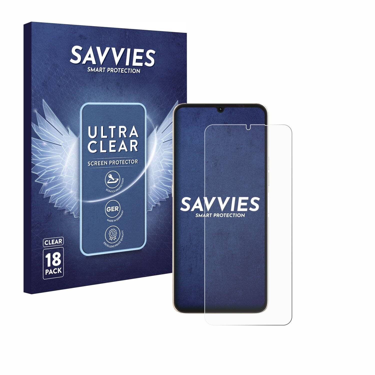 18x Savvies Displayschutz-Folie für Umidigi F3