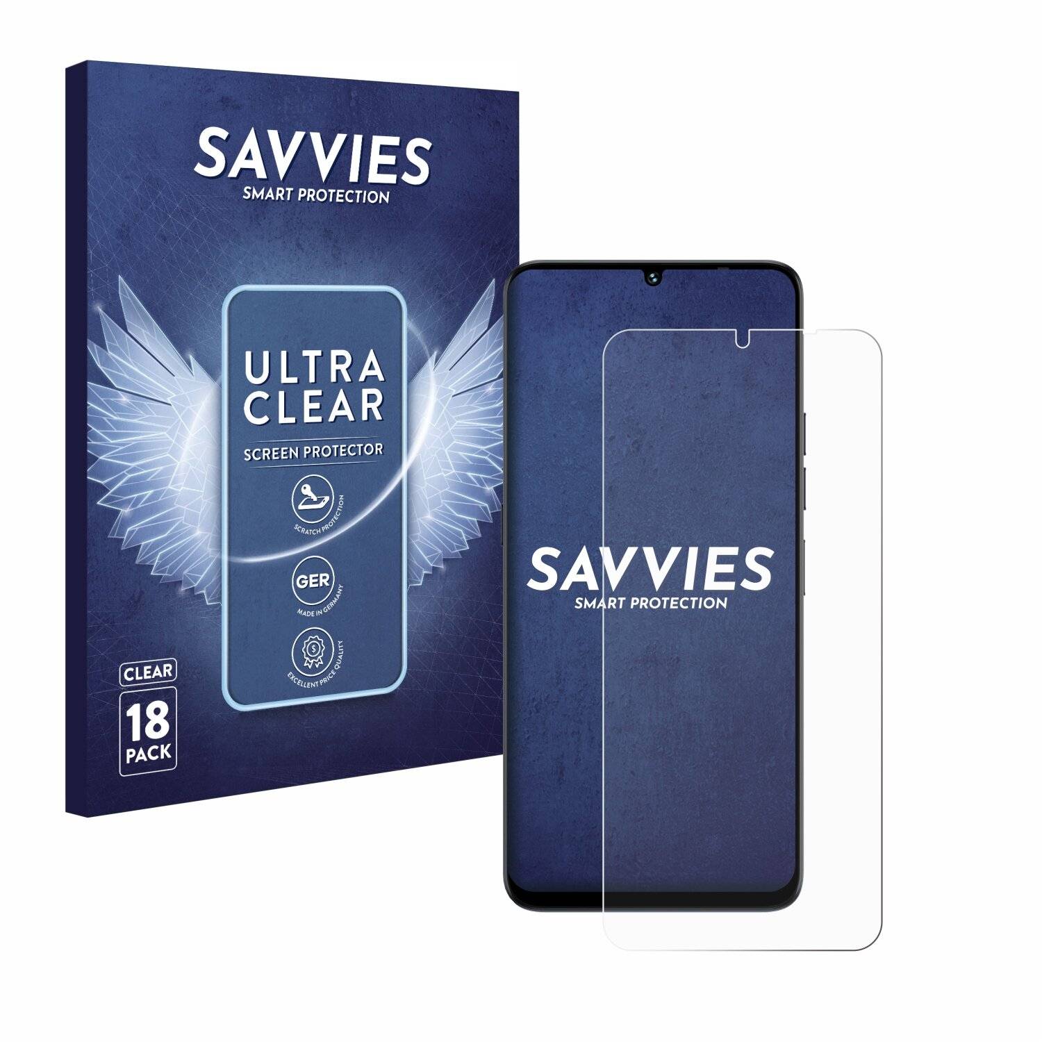 18x Savvies Displayschutz-Folie für Umidigi G9