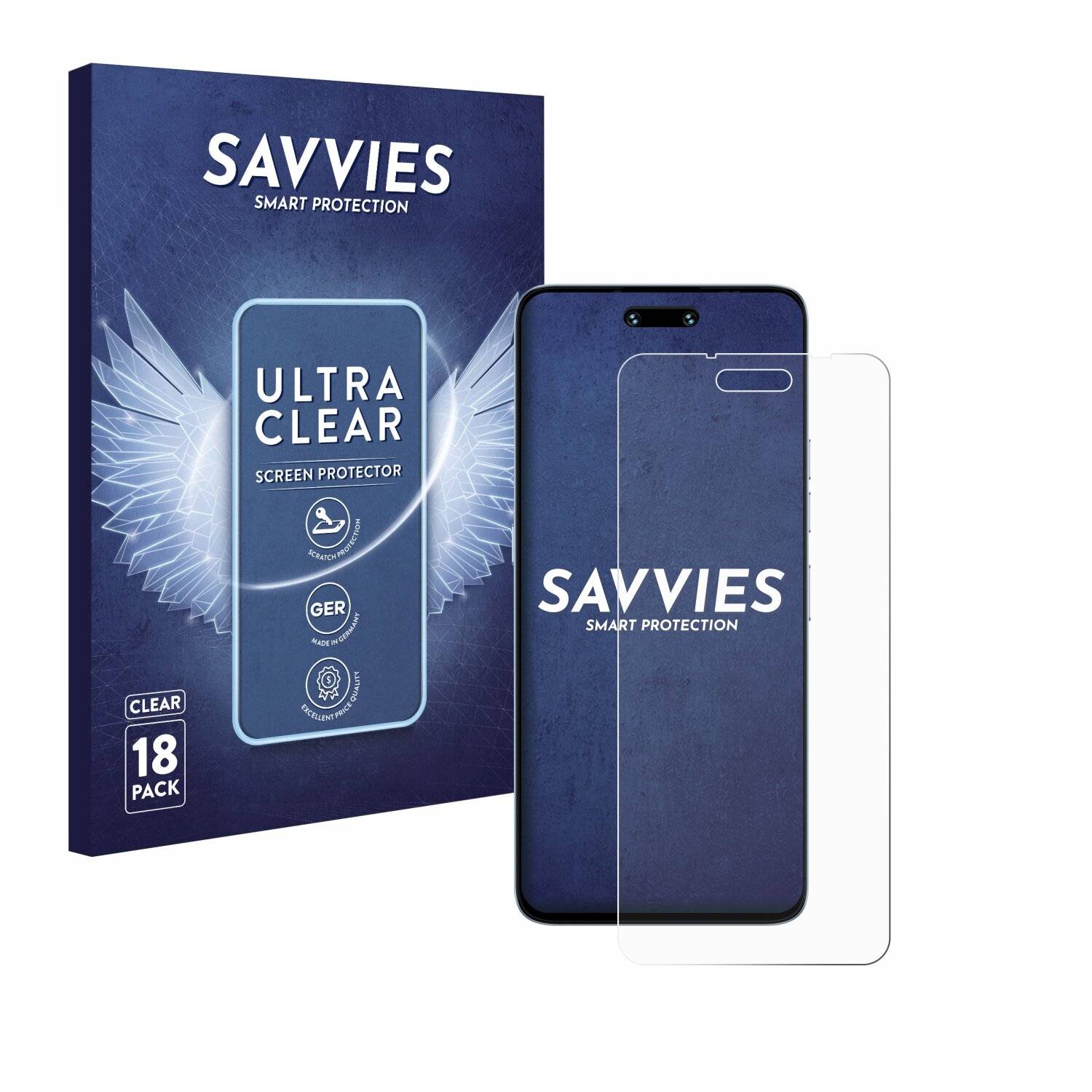 18x Savvies Displayschutz-Folie für Umidigi G6
