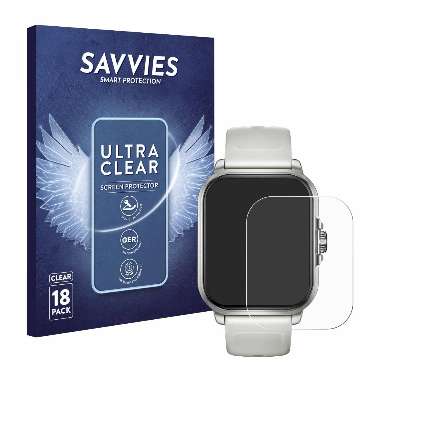 18x Savvies Displayschutz-Folie für Kumi KU7