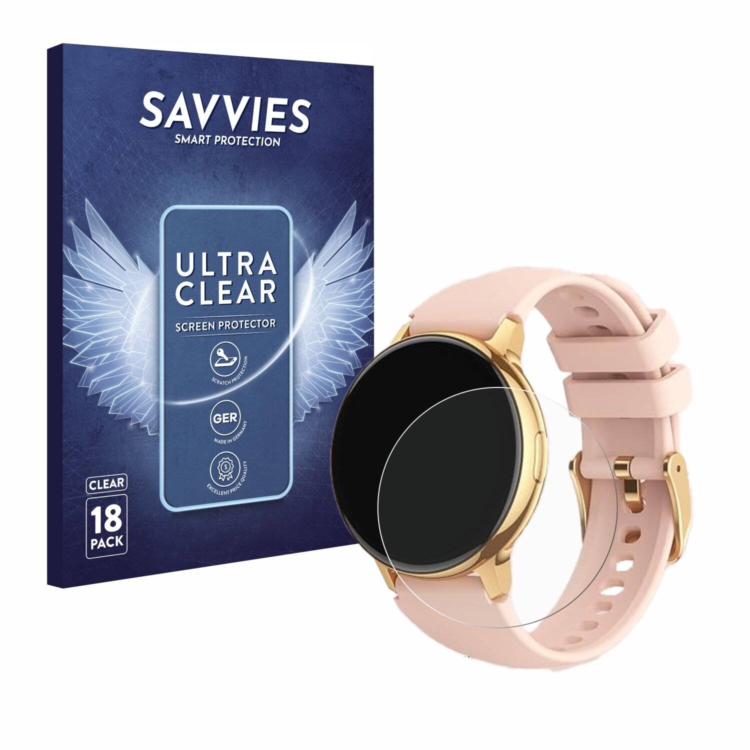 18x Savvies Displayschutz-Folie für Luxtrine S73