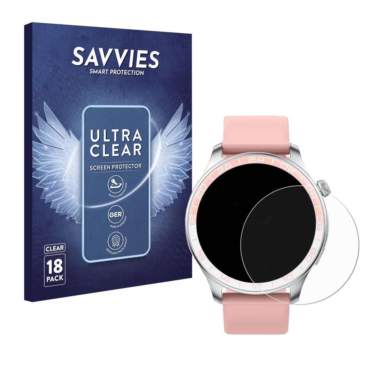 18x Savvies Displayschutz-Folie für Fempoin T10 Pro