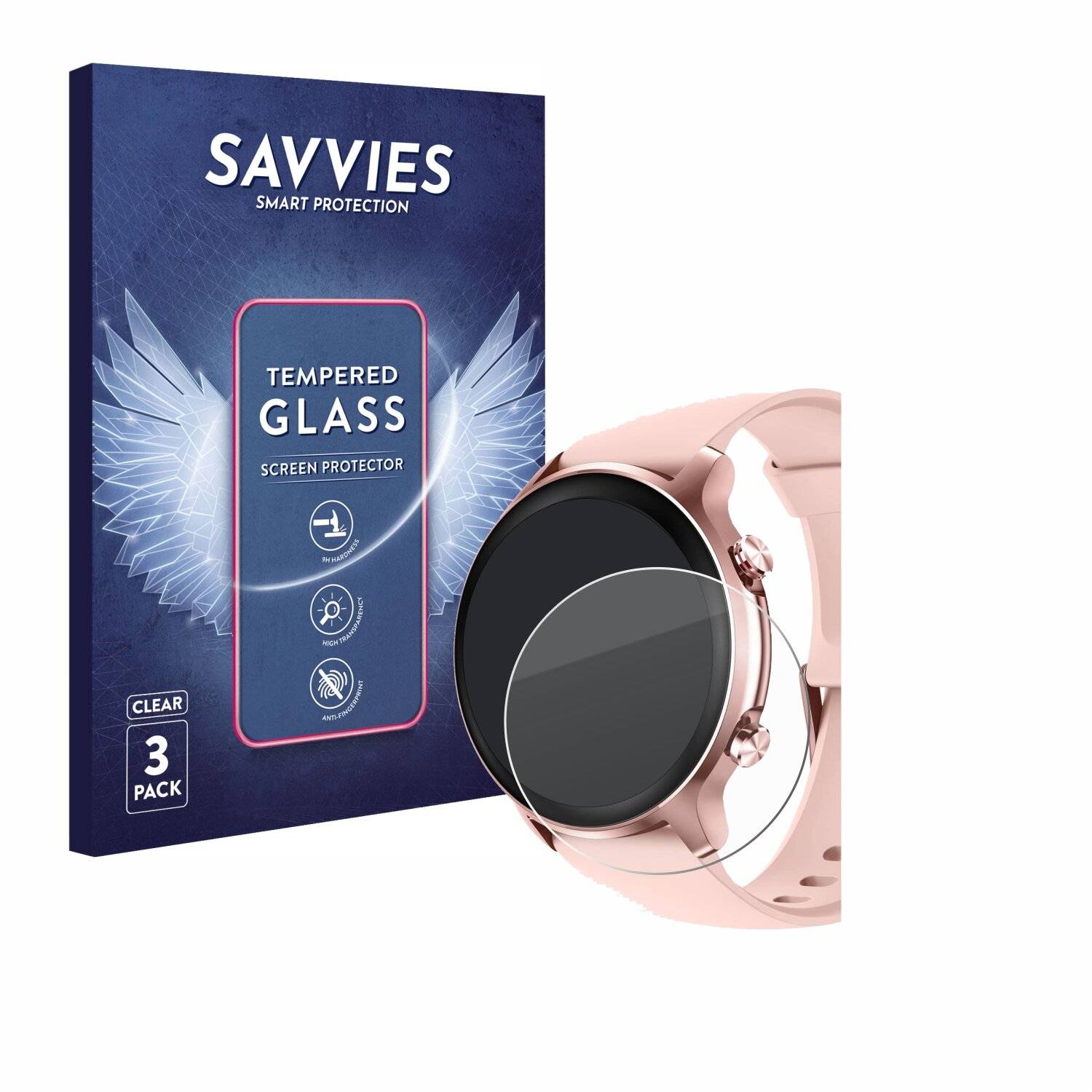 3x Savvies Clear Schutzglas für Loddery 217