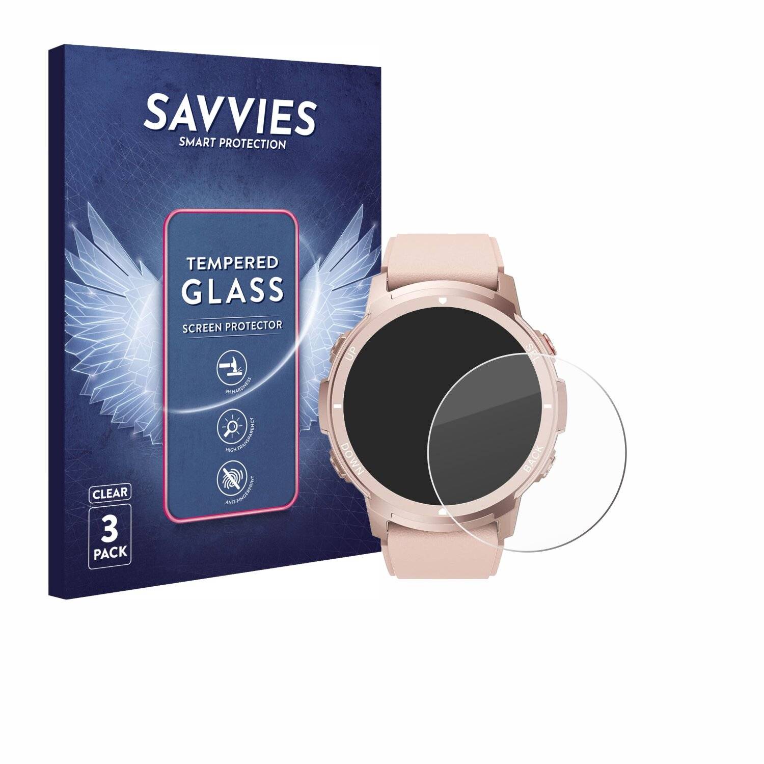 3x Savvies Clear Schutzglas für Llkboha S52