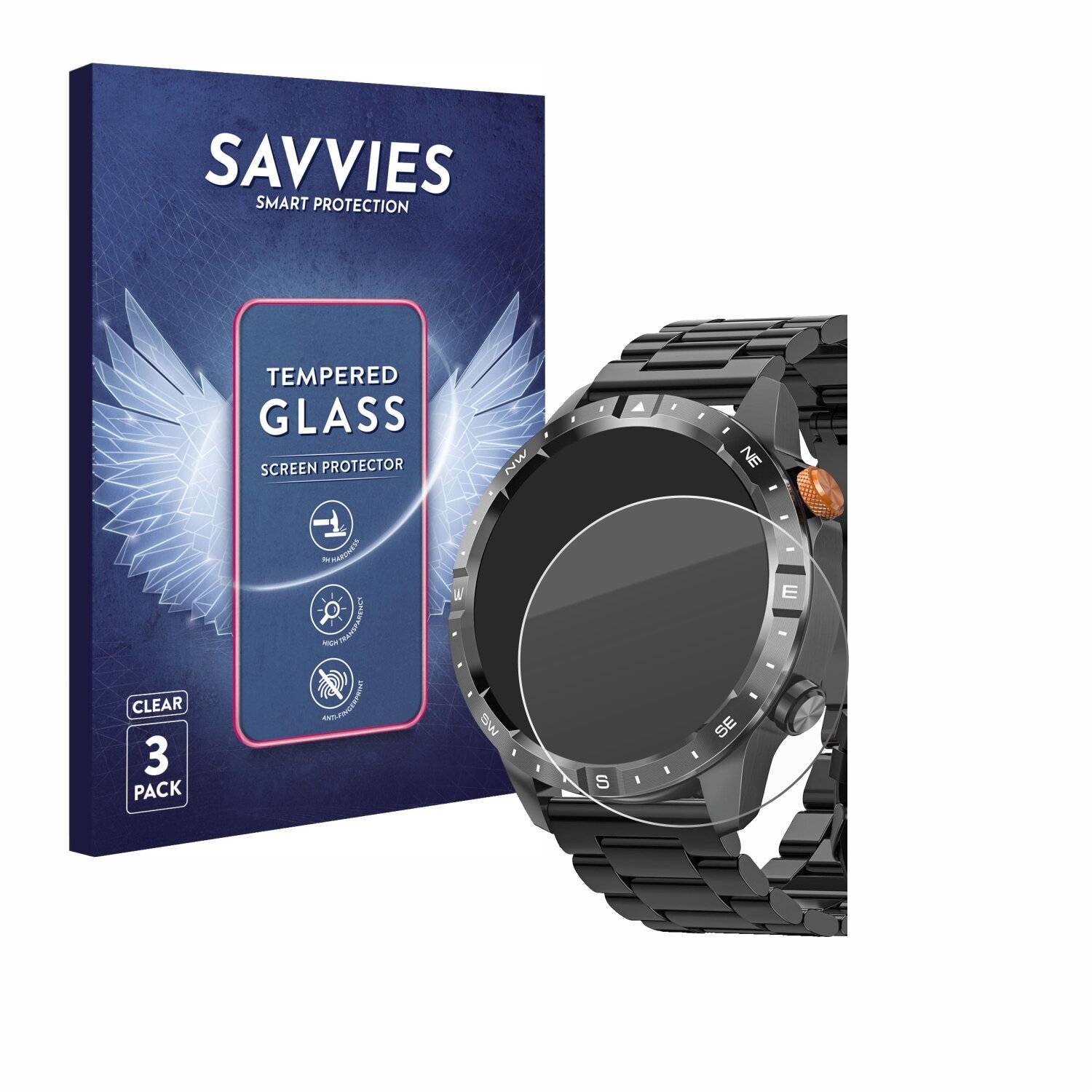 3x Savvies Clear Schutzglas für Swgota AK57