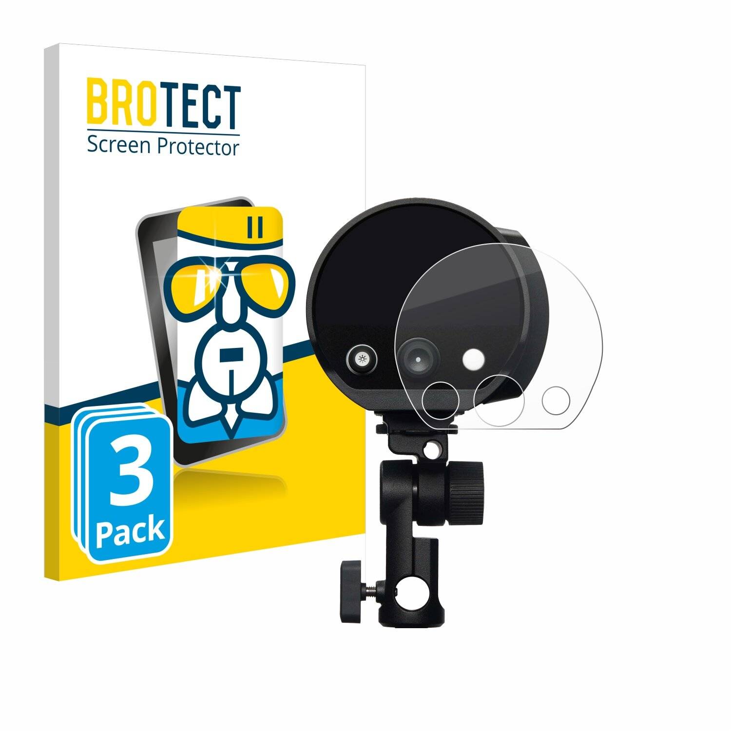 3x BROTECT AirGlass Glas Panzer-Folie für Profoto B10X -