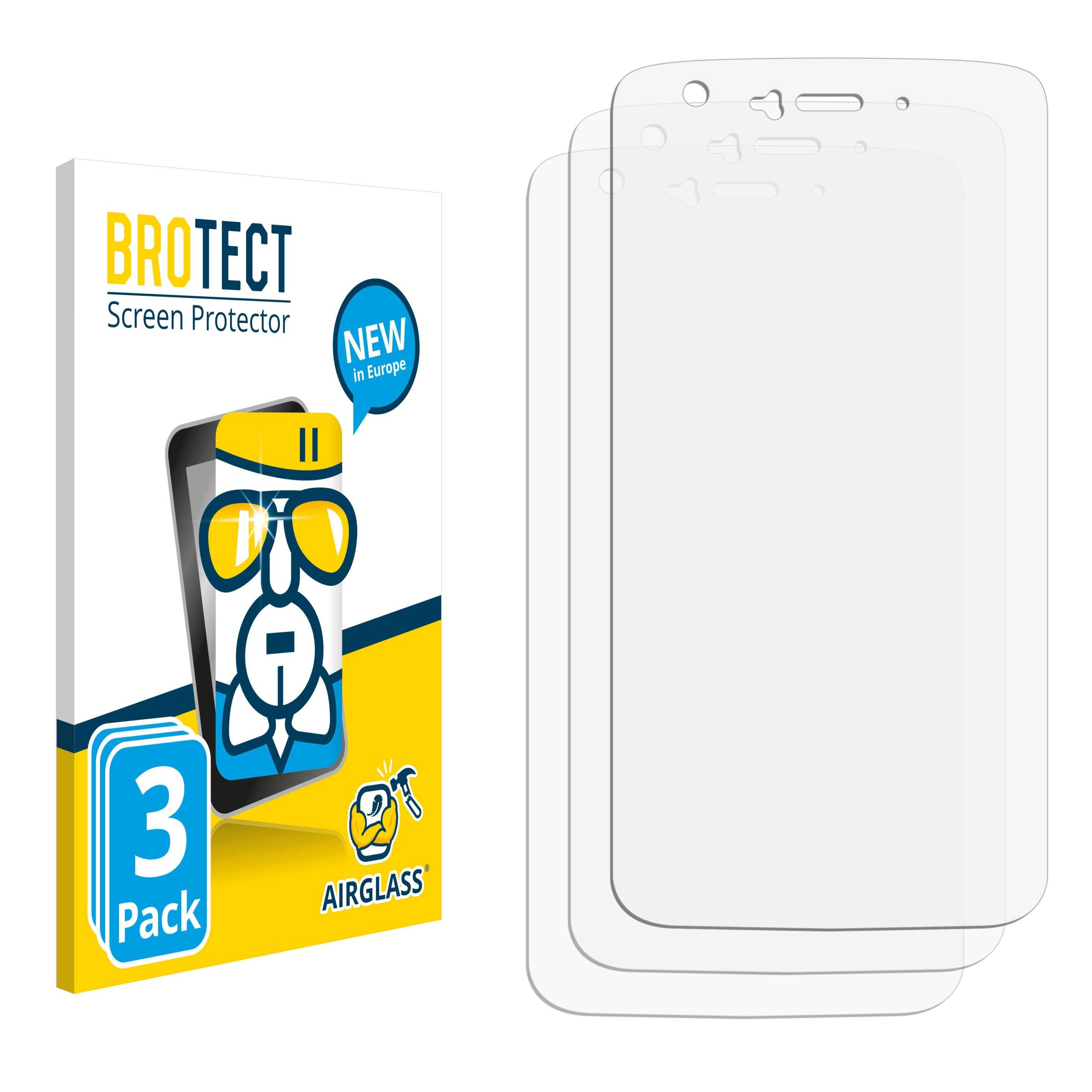 3x BROTECT AirGlass Glas Panzer-Folie für MioWORK A500s Series -
