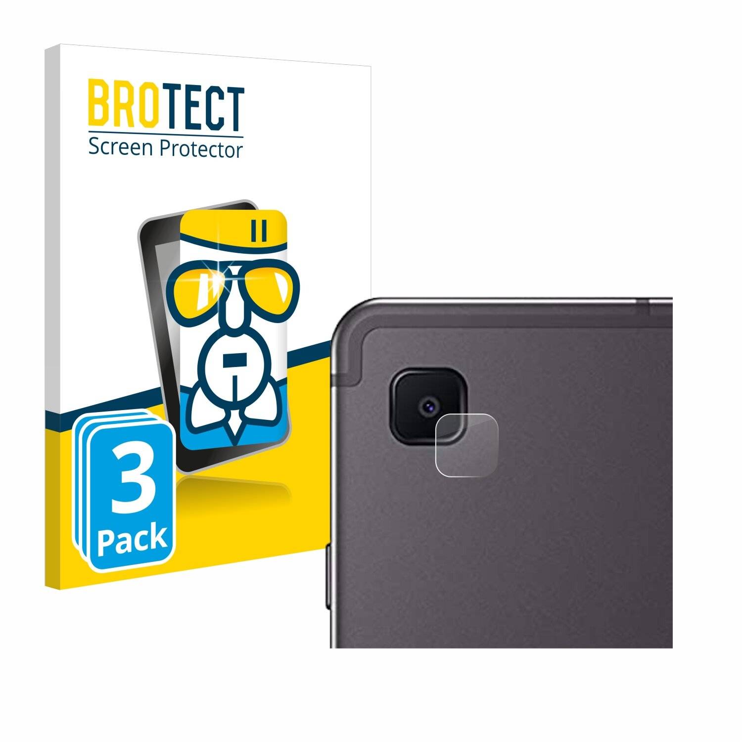 3x BROTECT AirGlass Glas Panzer-Folie für Samsung Galaxy Tab S6 Lite LTE 2024 (NUR