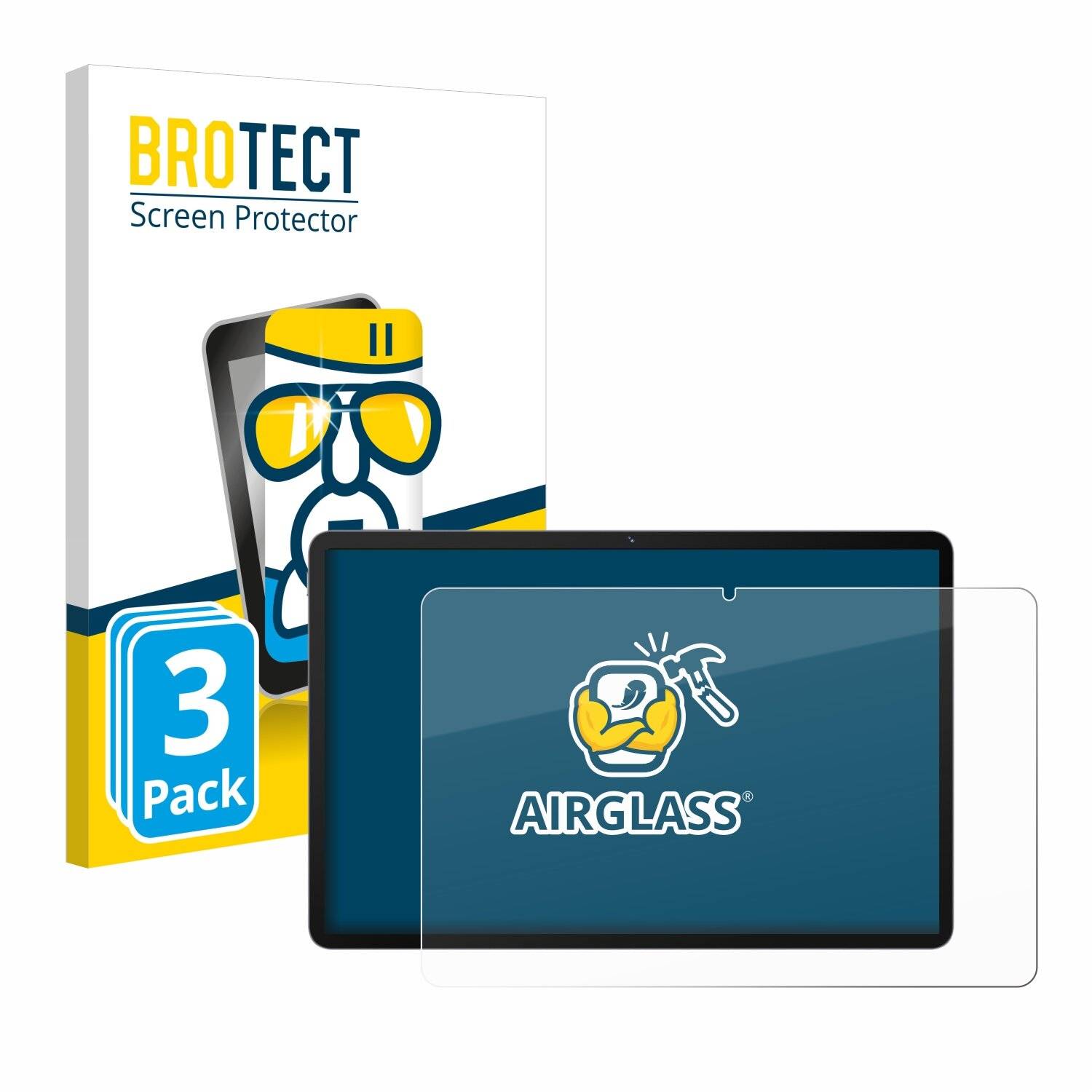 3x BROTECT AirGlass Glas Panzer-Folie für Huawei MatePad SE 11 -