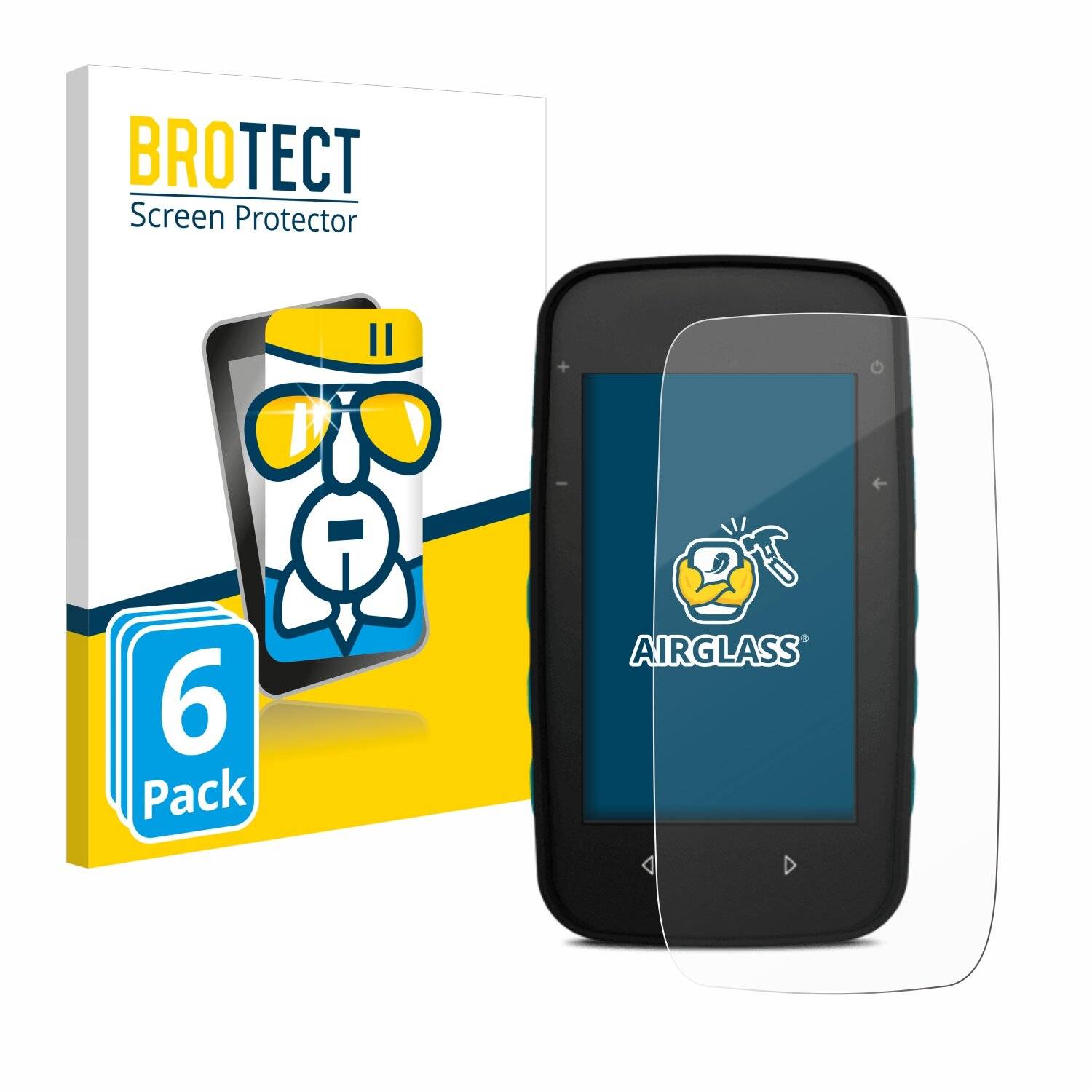 6x BROTECT AirGlass Glas Panzer-Folie für CompeGPS TwoNav Cross -