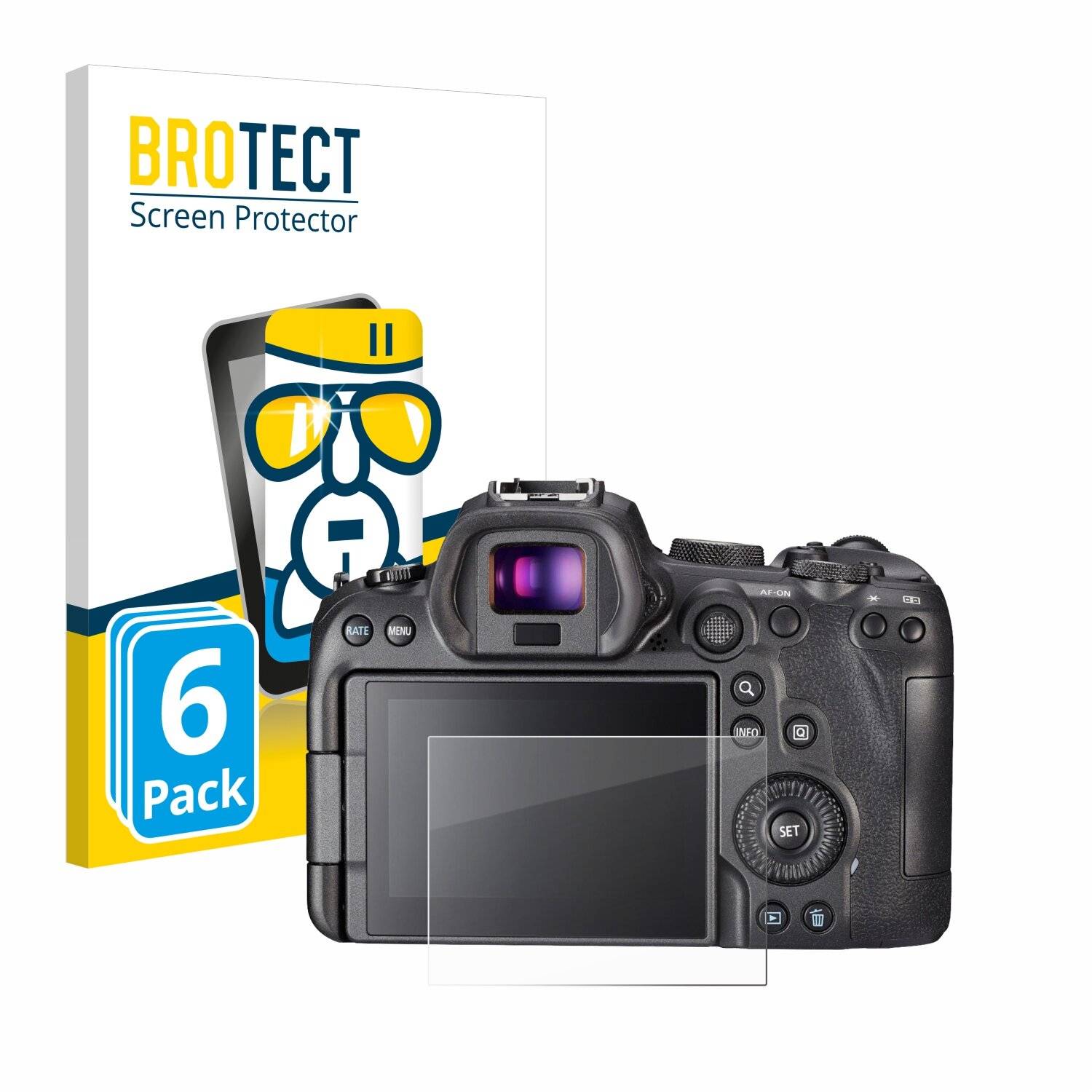 6x BROTECT AirGlass Glas Panzer-Folie für Sony A7S III -