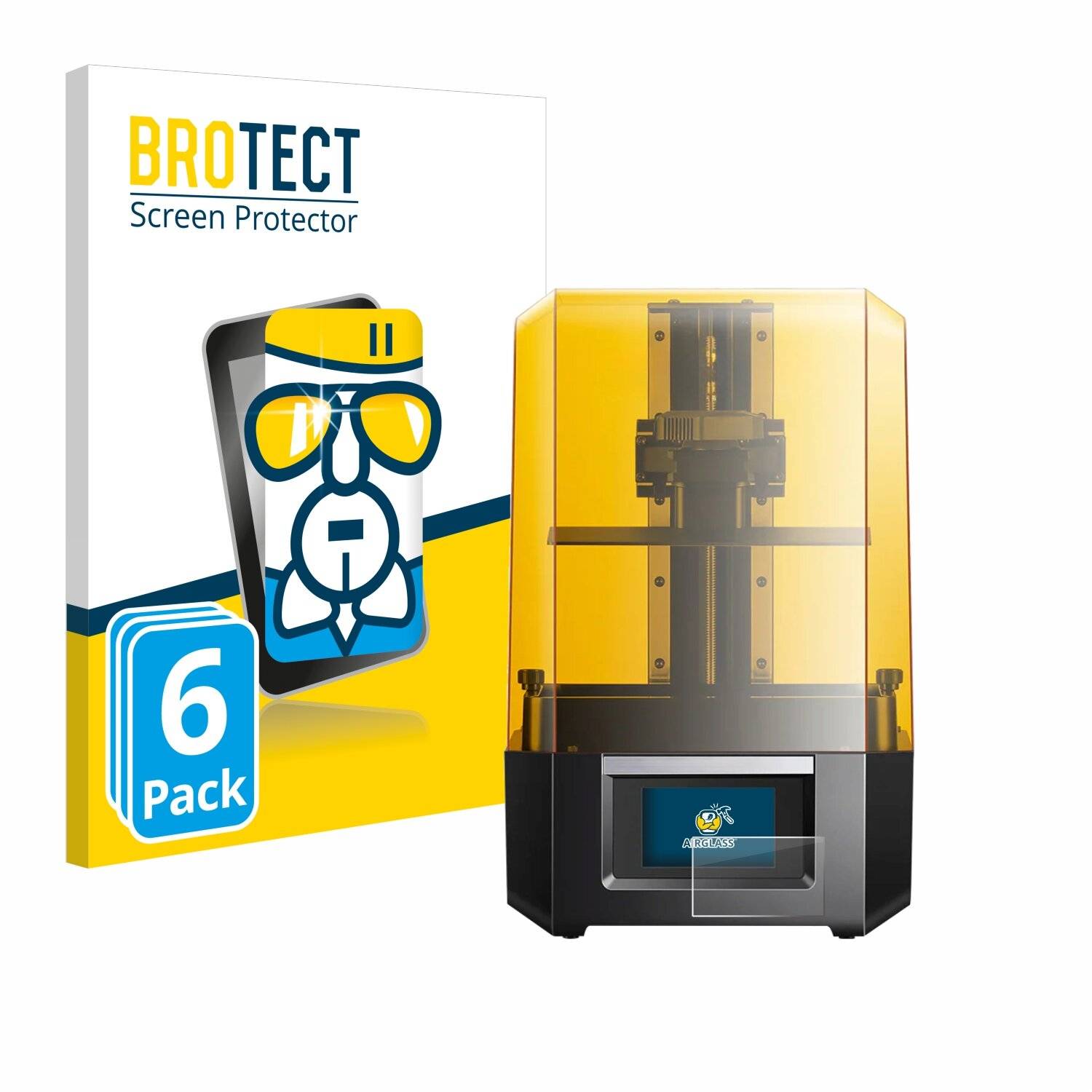6x BROTECT AirGlass Glas Panzer-Folie für Anycubic Photon Mono M5s -