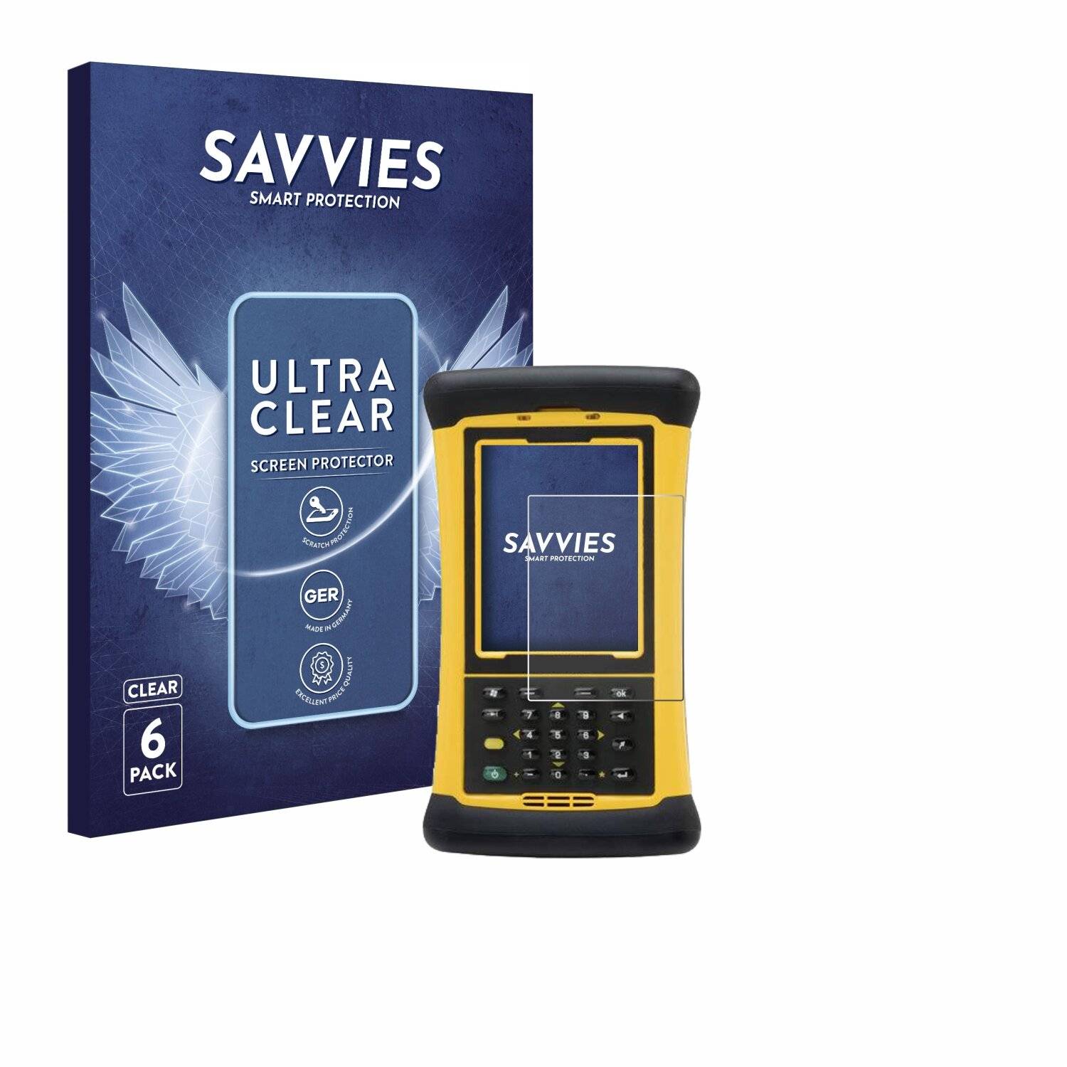 6x Savvies Displayschutz-Folie für Trimble Nomad