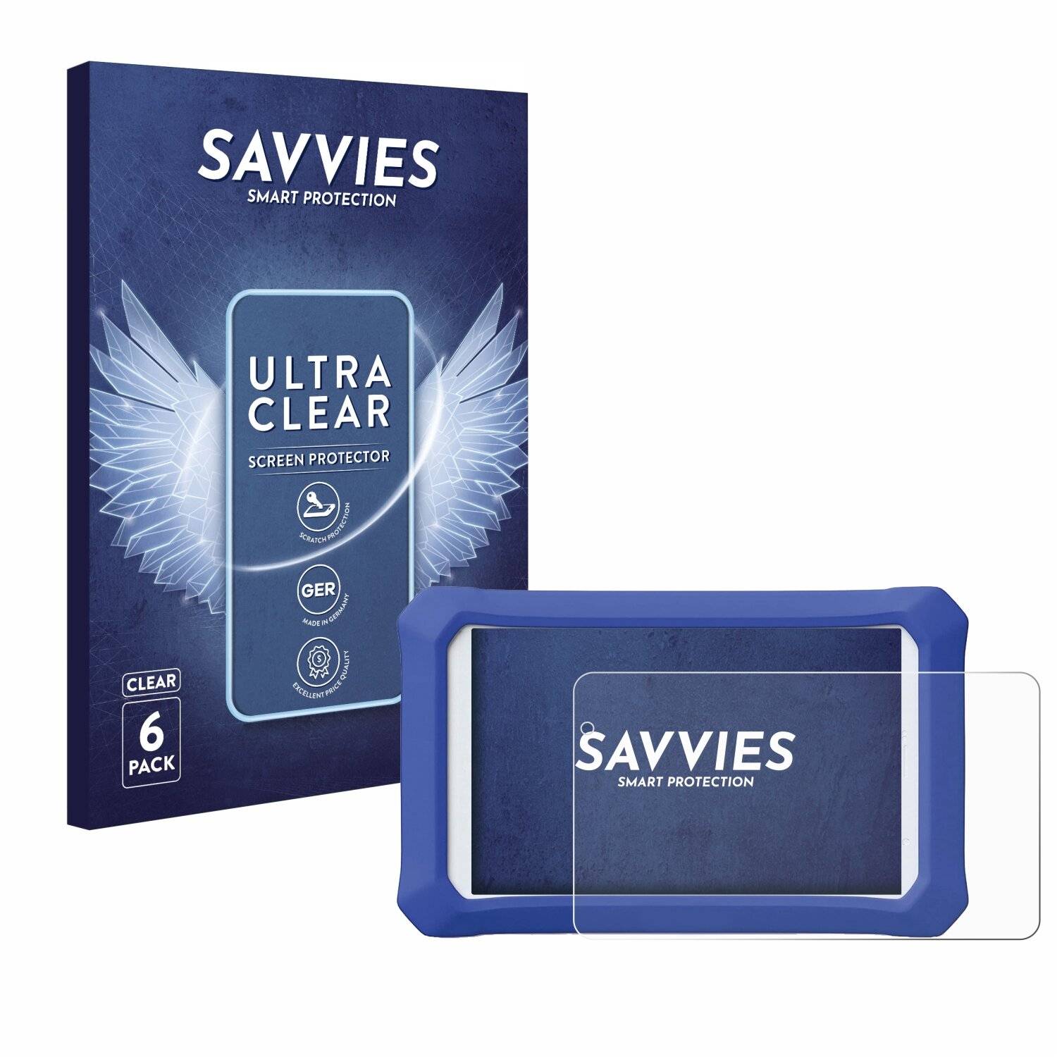 6x Savvies Displayschutz-Folie für Clementoni Clempad X