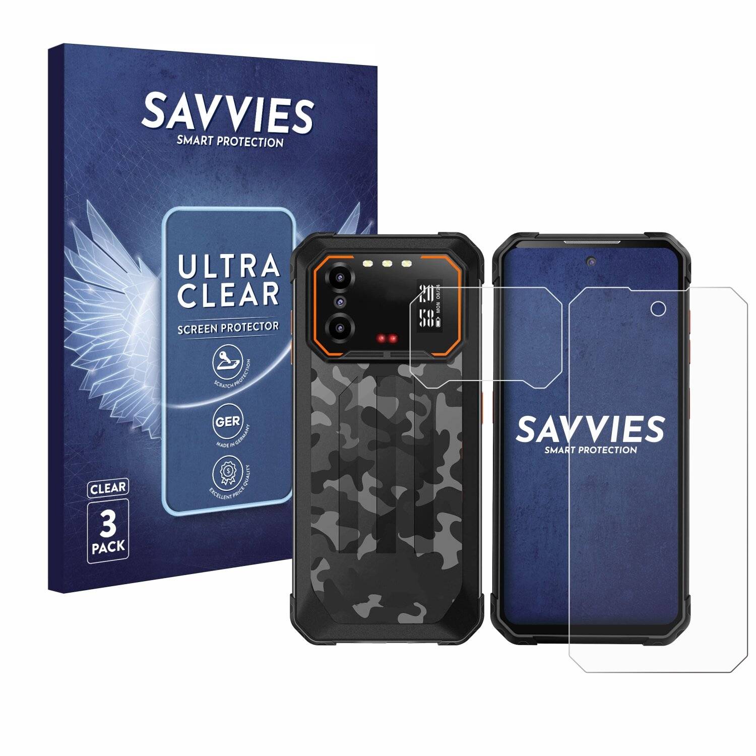 6x Savvies Displayschutz-Folie für iiiF150 B1 Pro