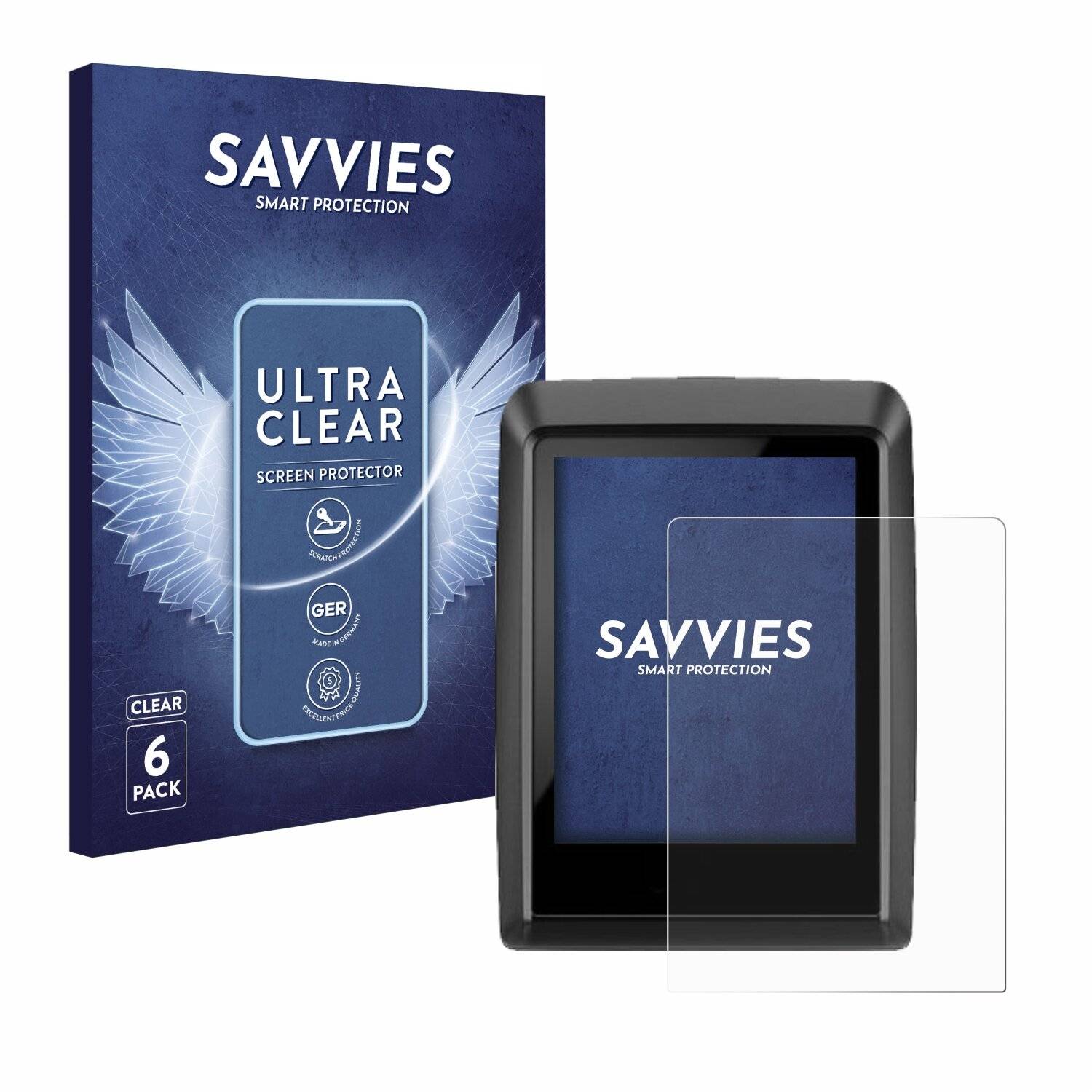 6x Savvies Displayschutz-Folie für Bosch Kiox