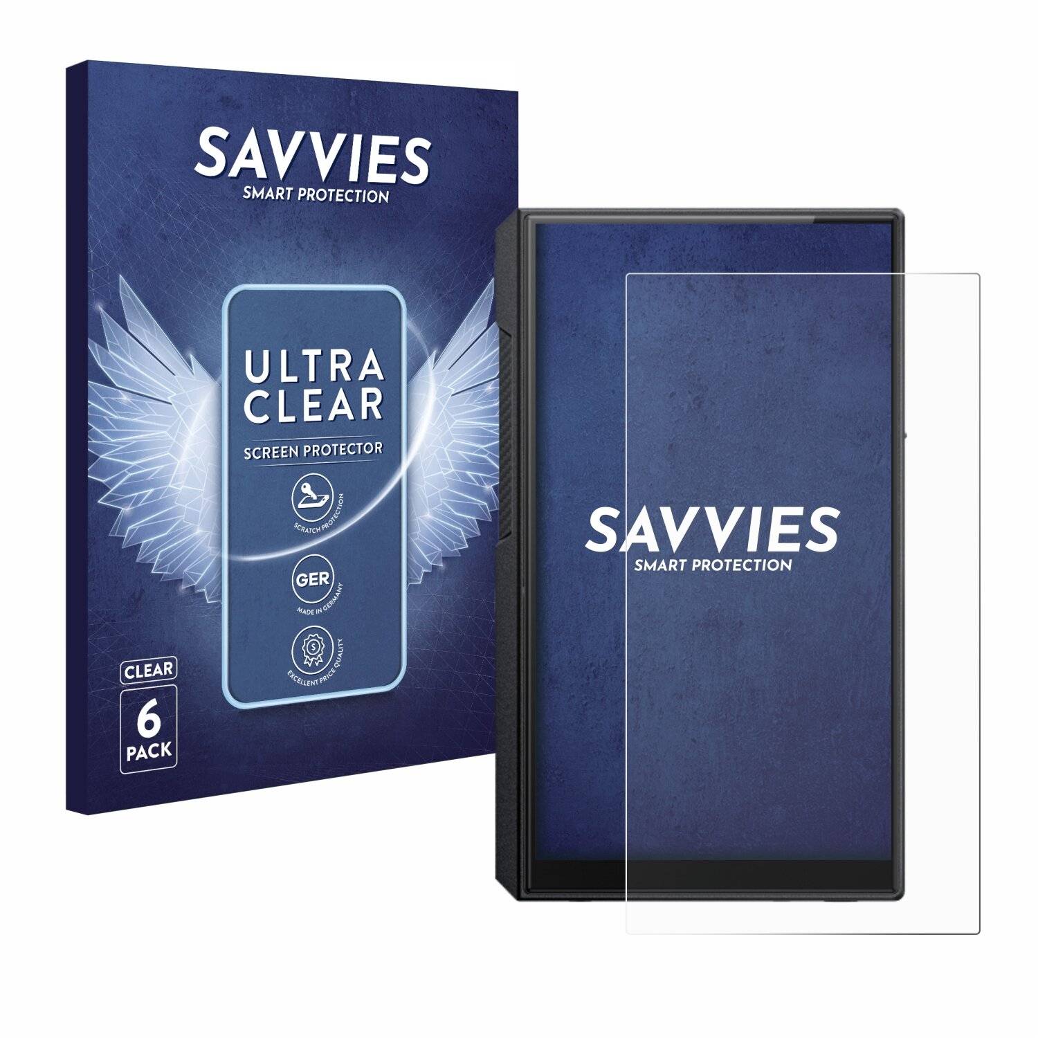 6x Savvies Displayschutz-Folie für FiiO