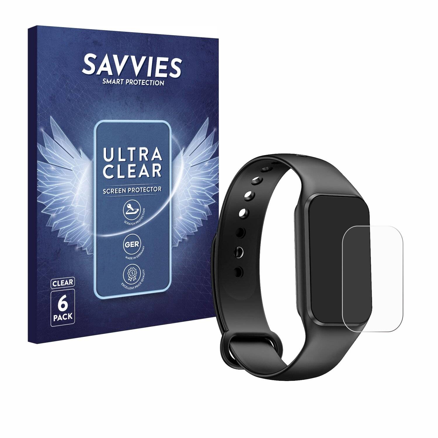 6x Savvies Displayschutz-Folie für Blackview