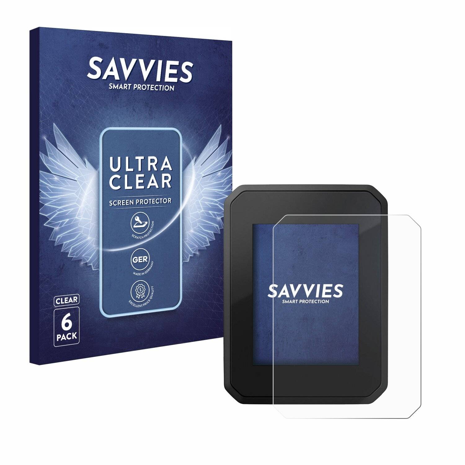 6x Savvies Displayschutz-Folie für FIT Display