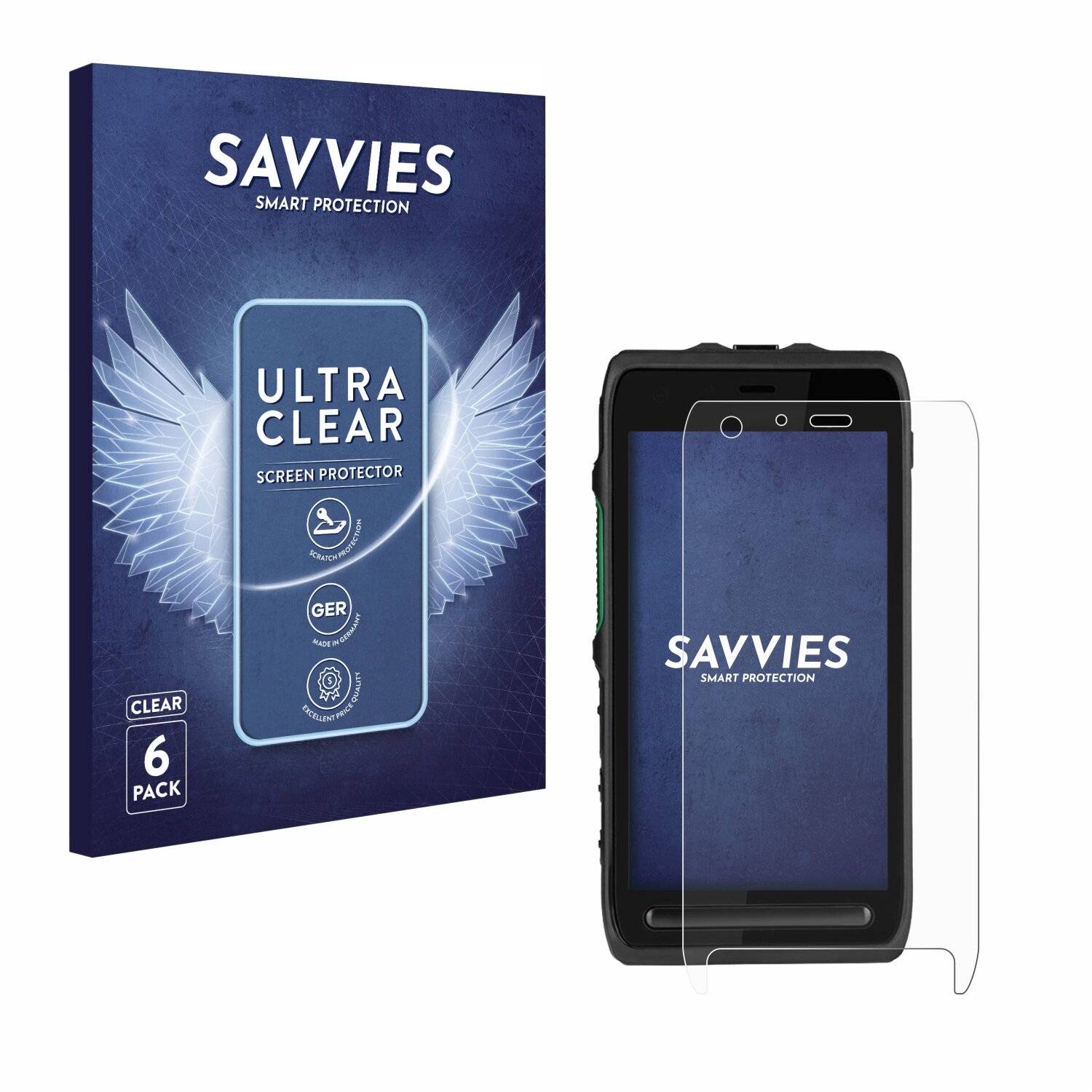 6x Savvies Displayschutz-Folie für Motorola LEX