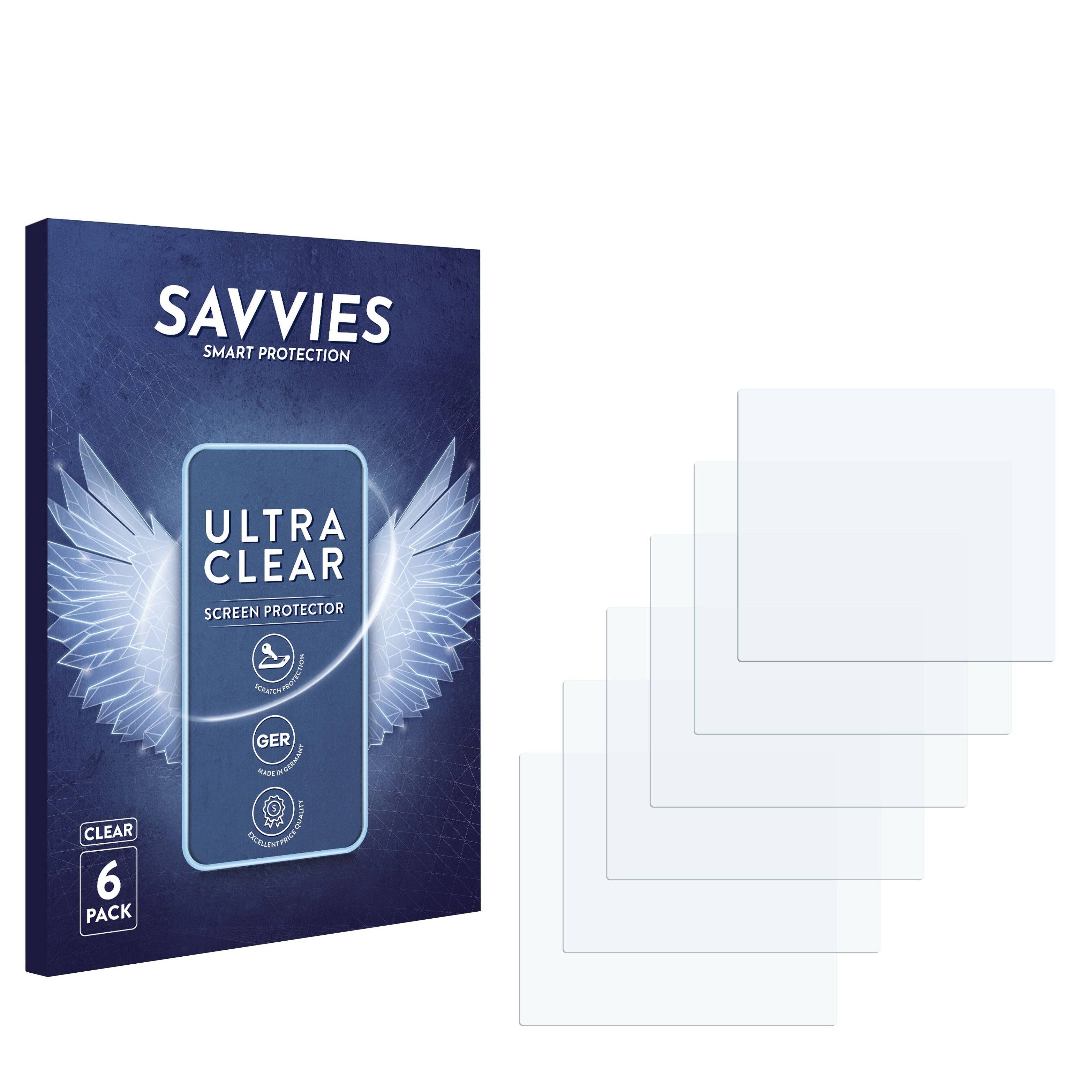 6x Savvies Displayschutz-Folie für Swissphone s.Quad