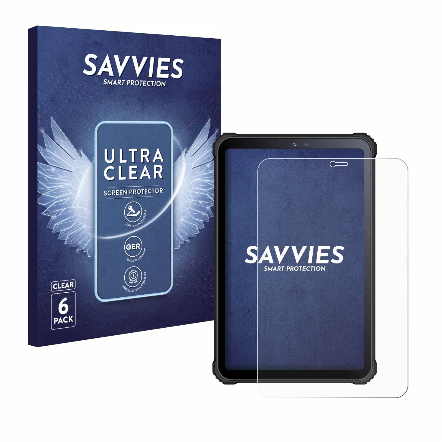 6x Savvies Displayschutz-Folie für Oukitel