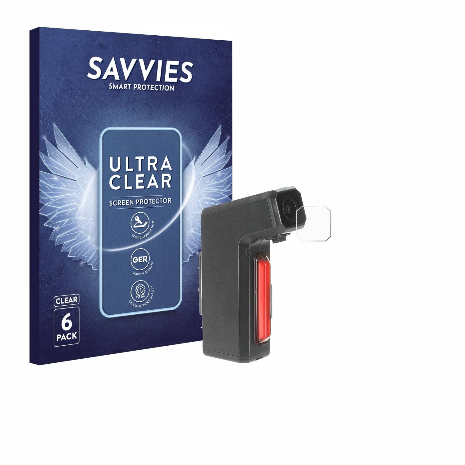 6x Savvies Displayschutz-Folie für Tooo Cycling