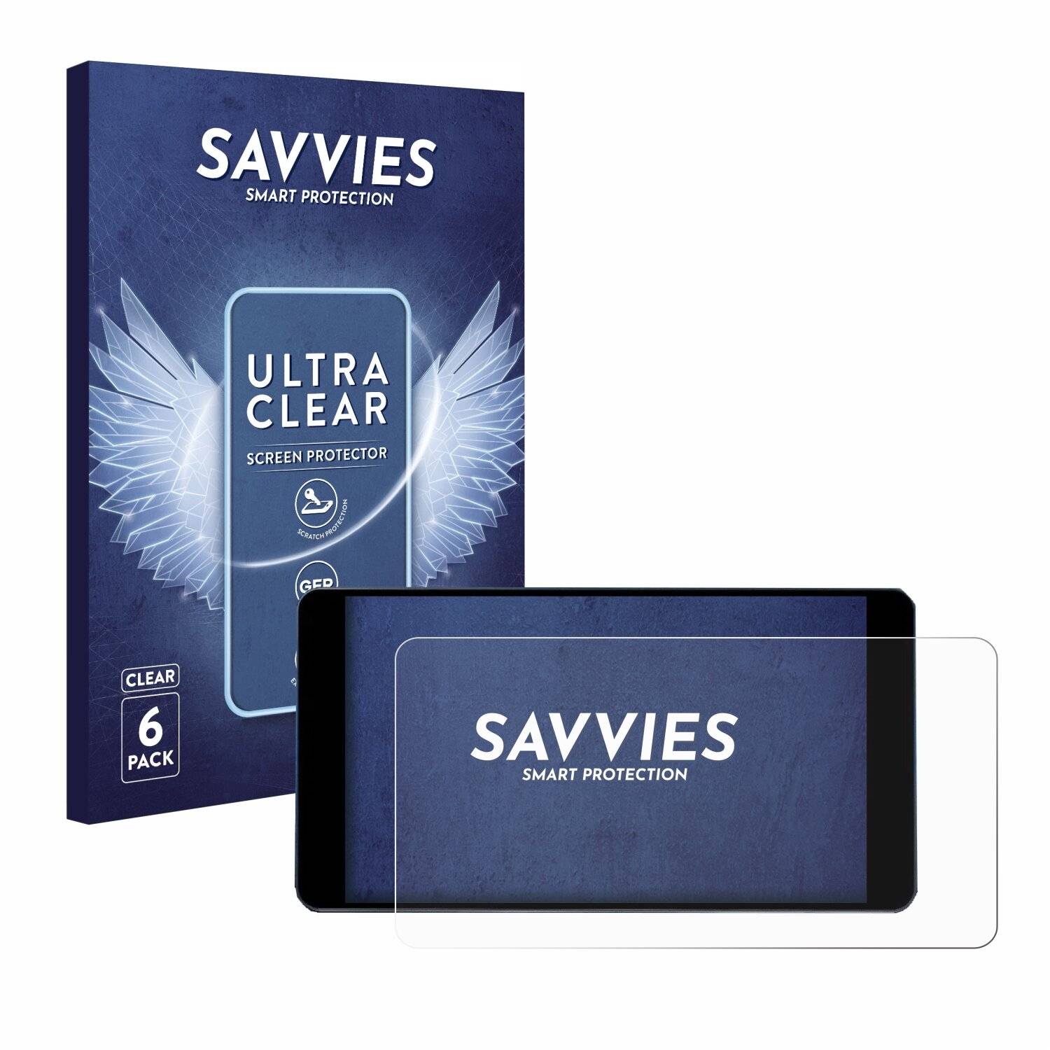 6x Savvies Displayschutz-Folie für Zontes