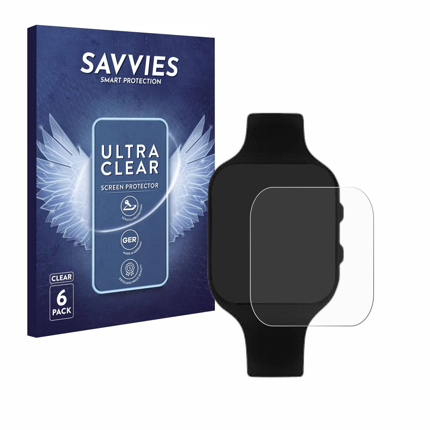 6x Savvies Displayschutz-Folie für Ben Nevis