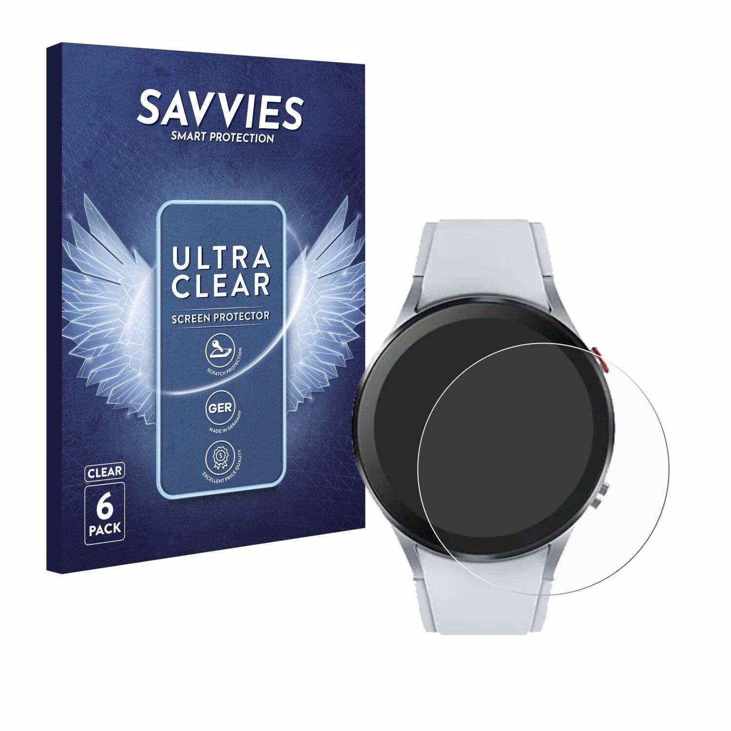 6x Savvies Displayschutz-Folie für Zeblaze GTR