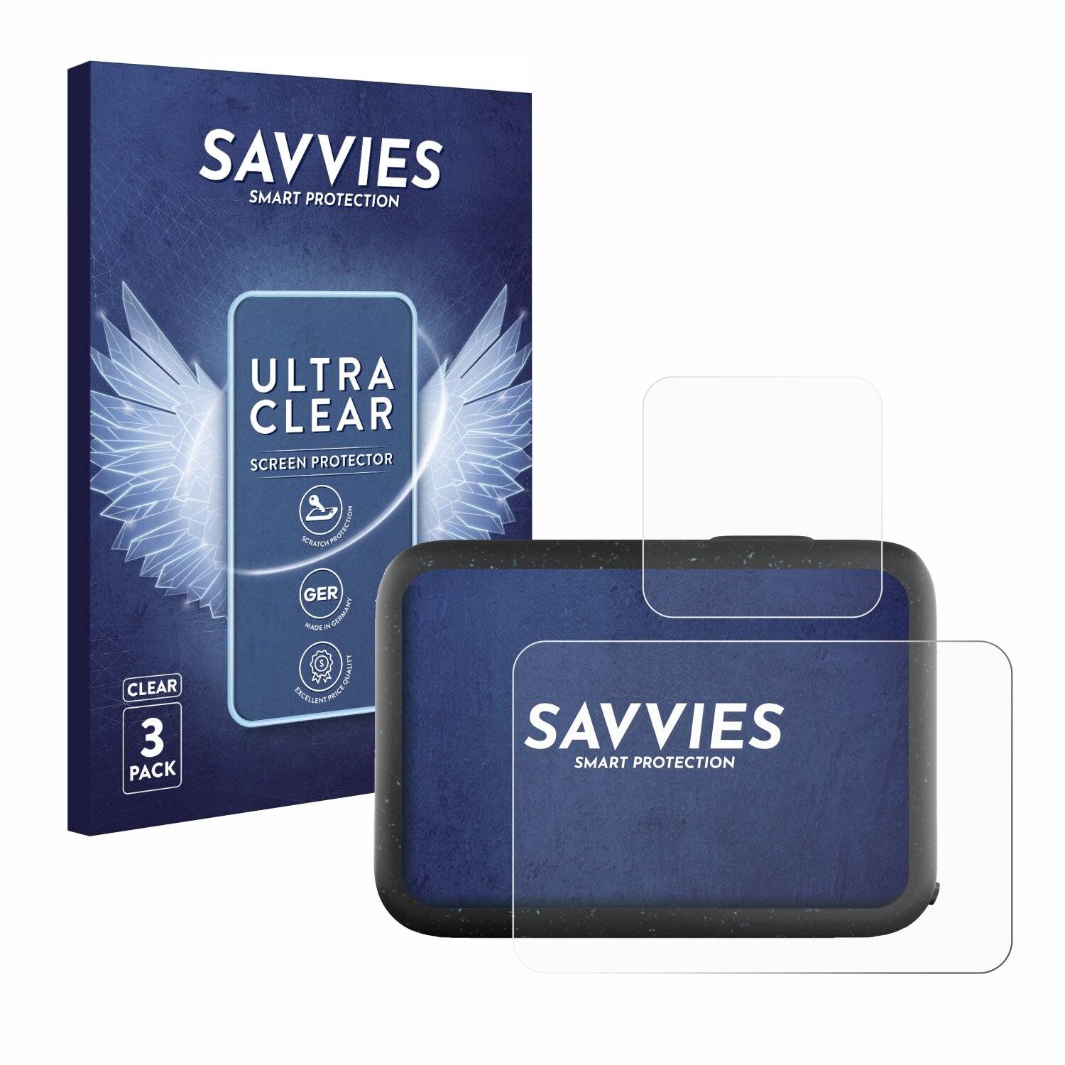 6x Savvies Displayschutz-Folie für GoPro Hero 12