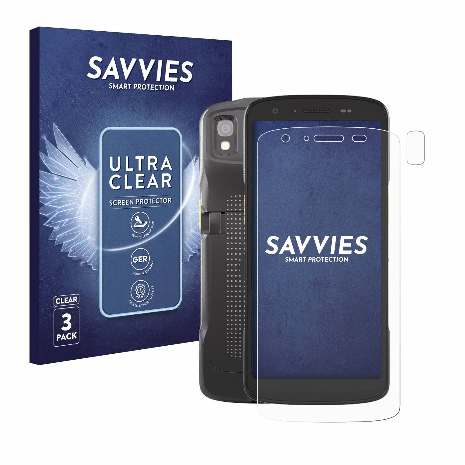 6x Savvies Displayschutz-Folie für Zebra TC27