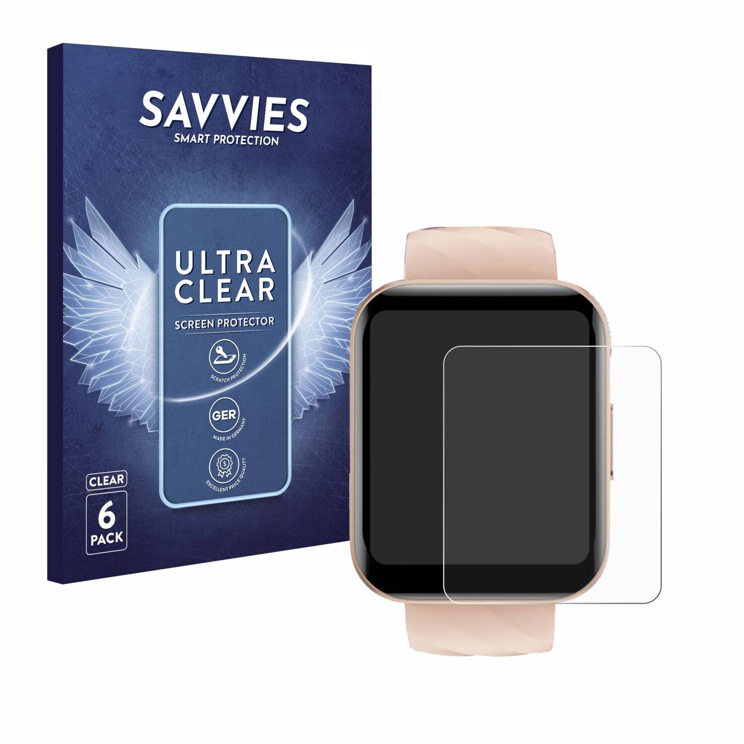 6x Savvies Displayschutz-Folie für RUIMEN