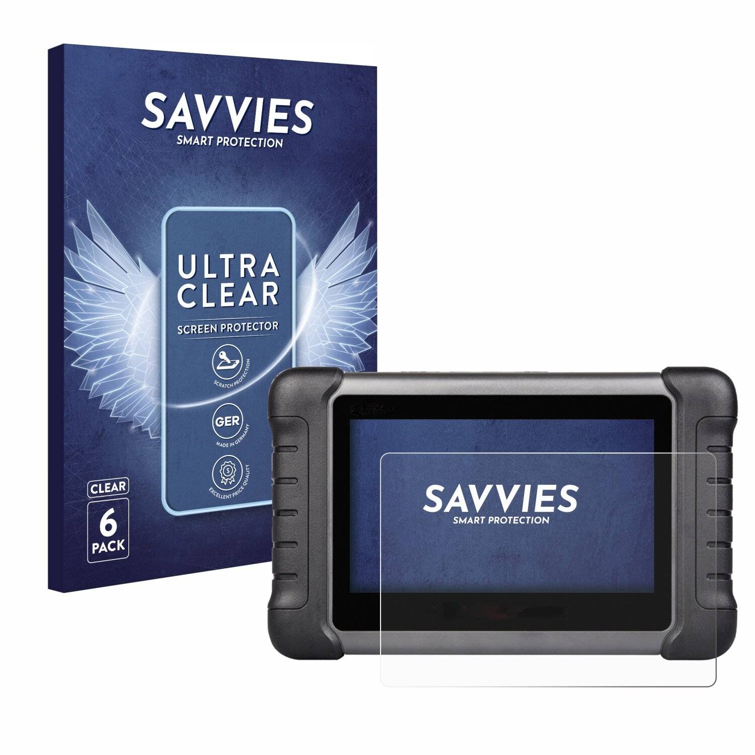 6x Savvies Displayschutz-Folie für Autel MaxiCheck