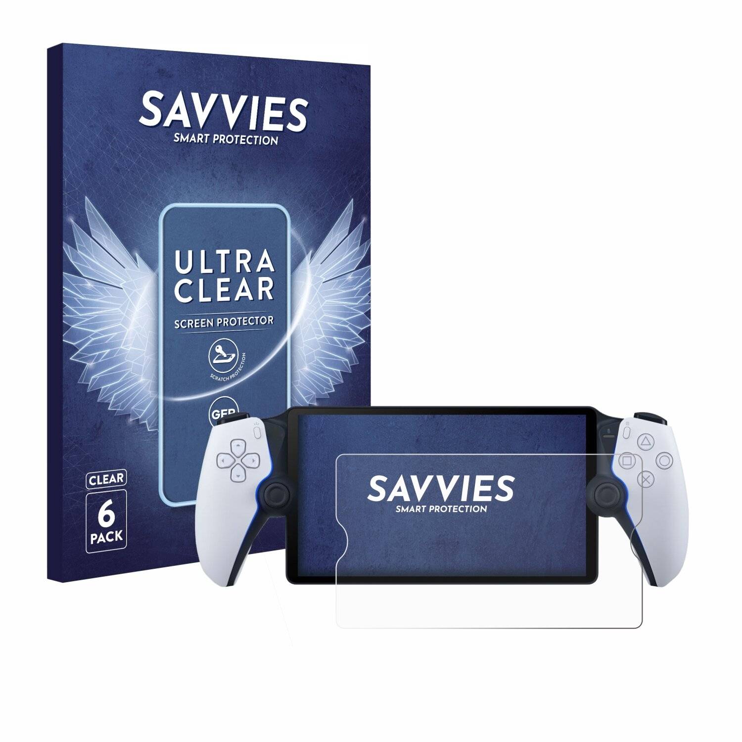 6x Savvies Displayschutz-Folie für Sony Playstation